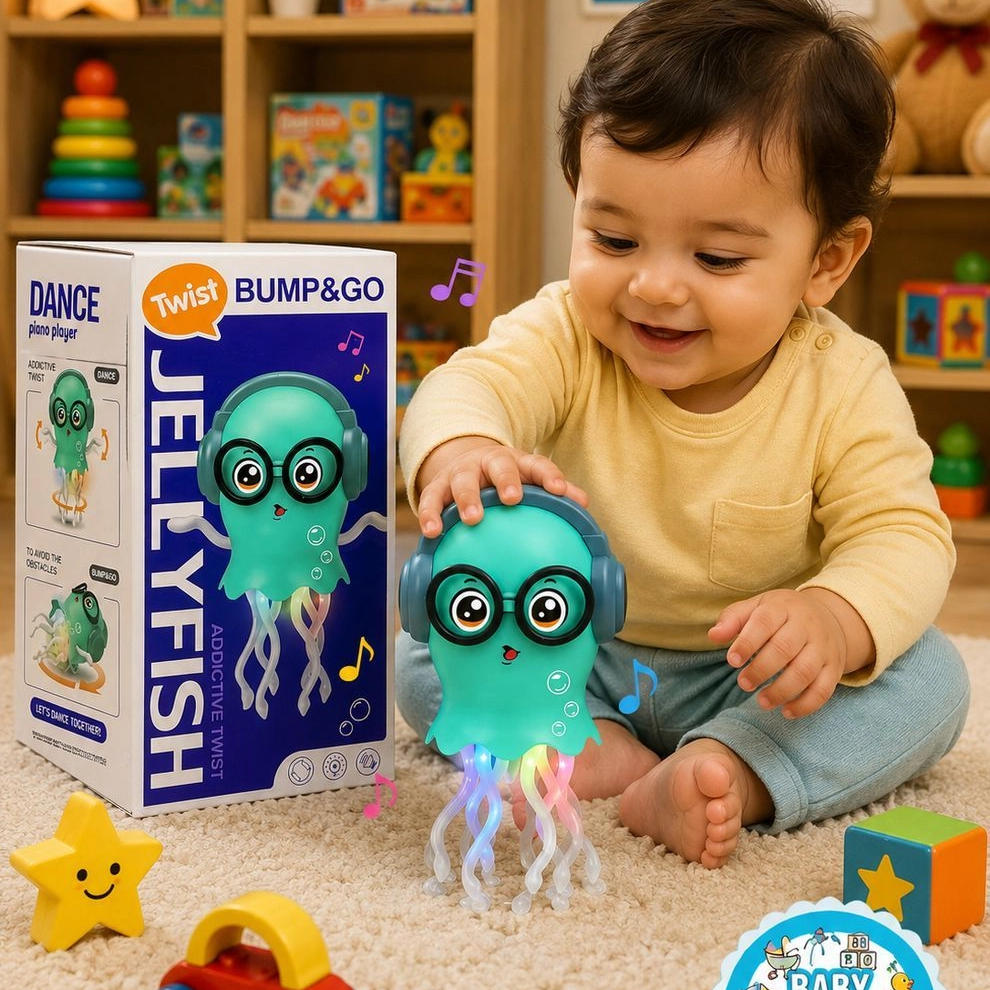 USB Rechargeable Dancing Squid Baby Toy