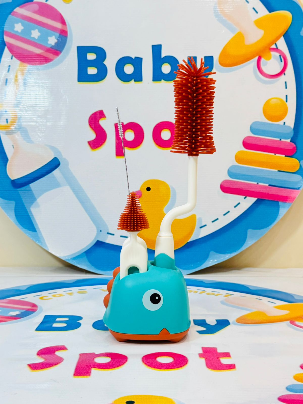 🍼 Original Imported Baby Silicone Feeder Brushes Set 🍼

High-quality silicone brushes for easy and effective cleaning

Comes with a stand for organized and hygienic storage

Available in 3 beautiful colors to match your baby essentials

Gentle on feeders yet tough on stains, ensuring thorough cleaning

Quality guaranteed for your peace of mind

💰 Price: 1450 Rs
🚚 Delivery Time: 2-5 days
📲 For orders: WhatsApp at 03117399001, DM us, or visit babyspotofficial.pk

#FeederBrushSet #BabyCareEssentials #Impo
