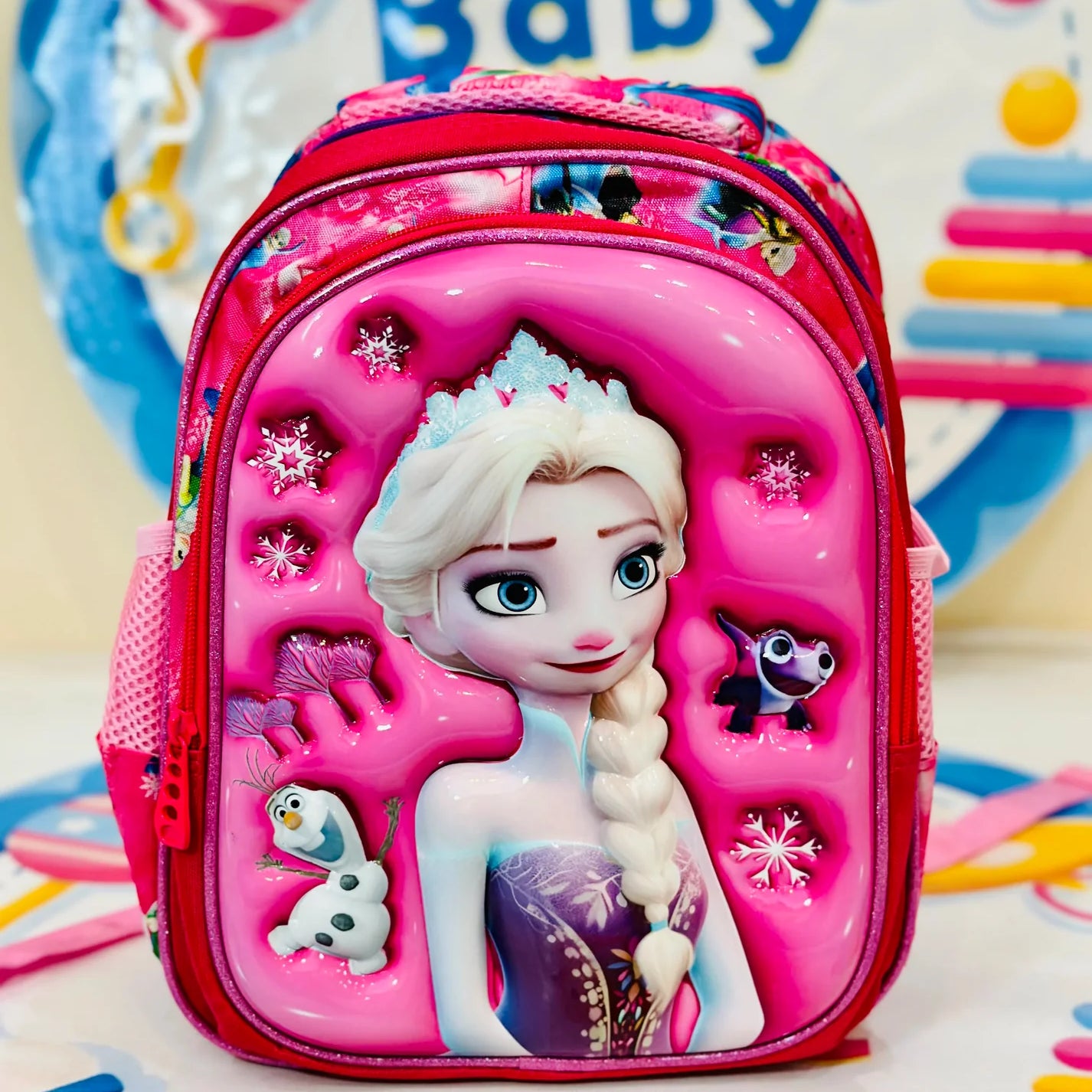 3D Frozen School Bag Lightweight Backpack 12-13 Inch