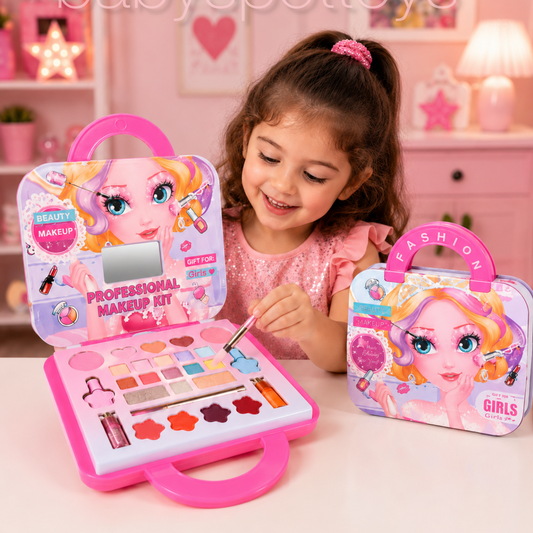 Kids Makeup Sets For Girls Toys, Children's Make-Up Box Kit