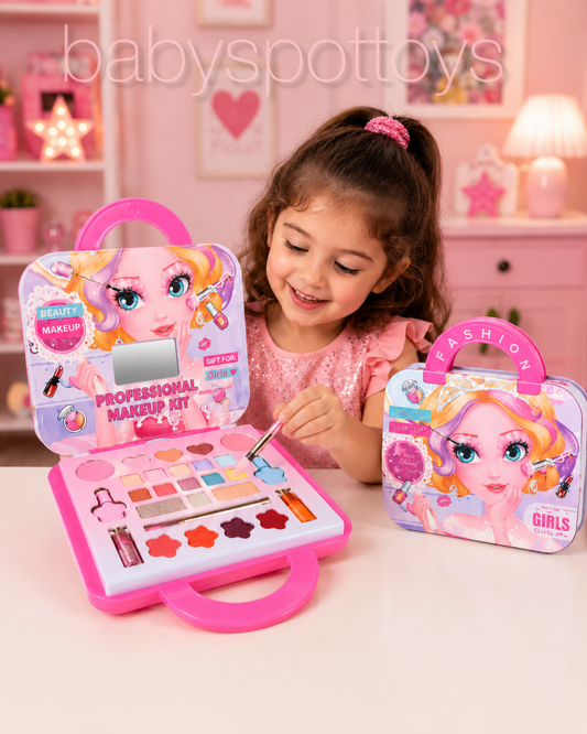 Kids Makeup Sets For Girls Toys, Children's Make-Up Box Kit