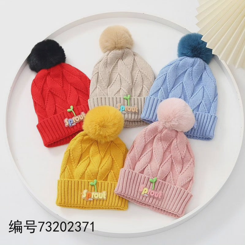 Imported woolen caps 0-12 months baby