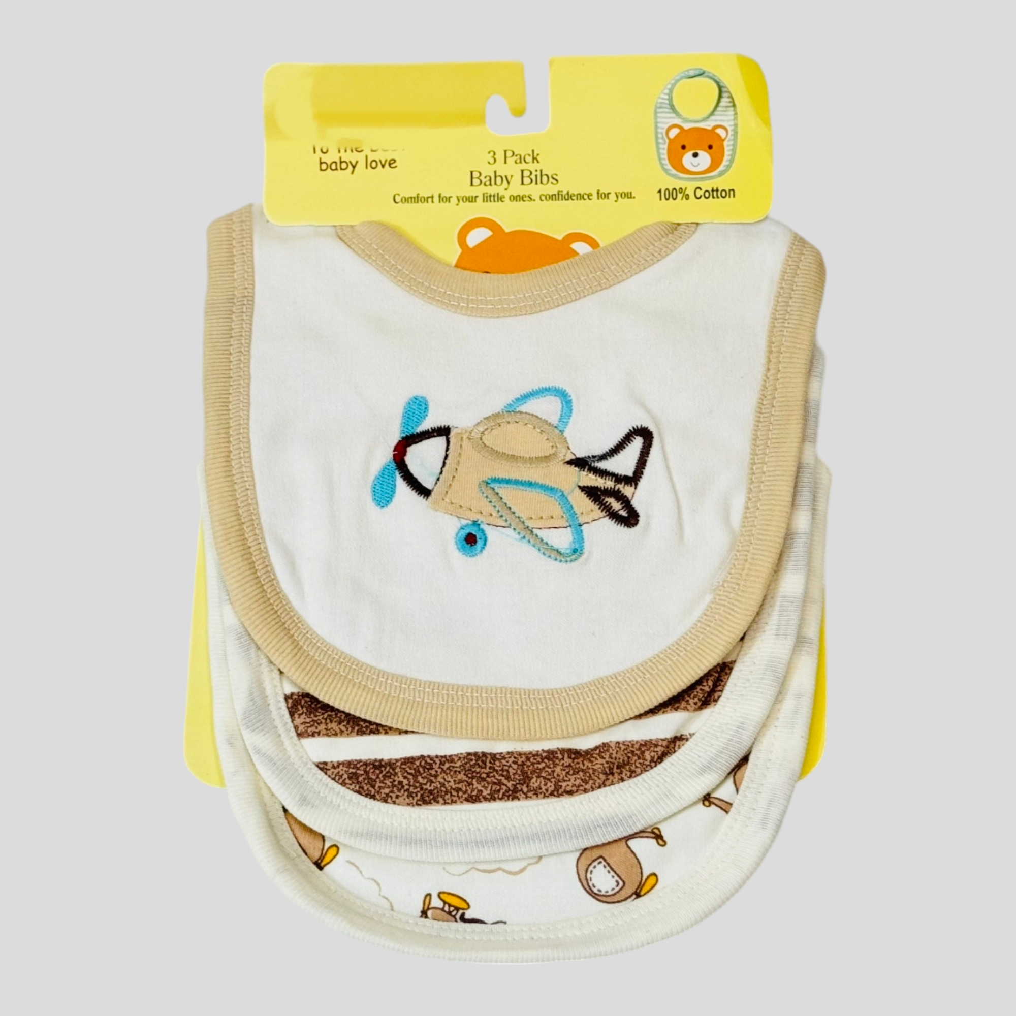 Carter’s Branded Pack of 3 Baby Bibs Collection