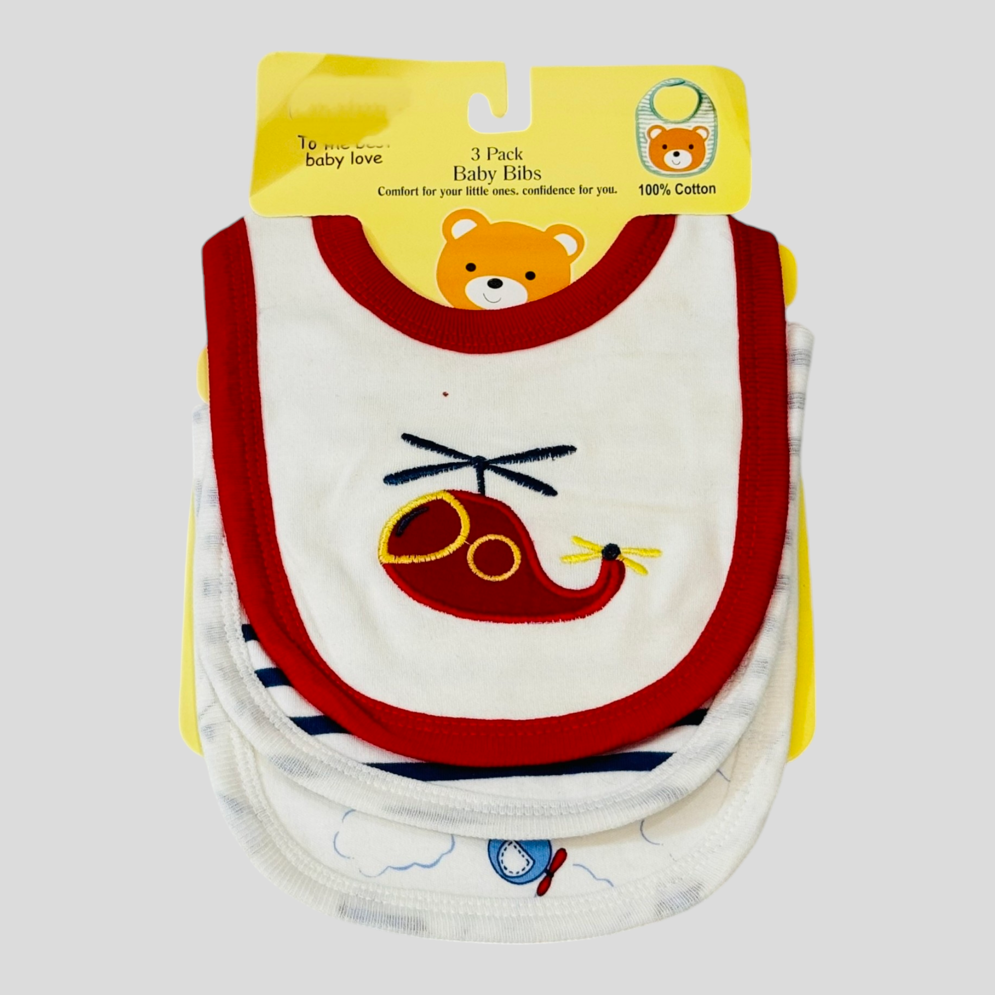 Carter’s Branded Pack of 3 Baby Bibs Collection