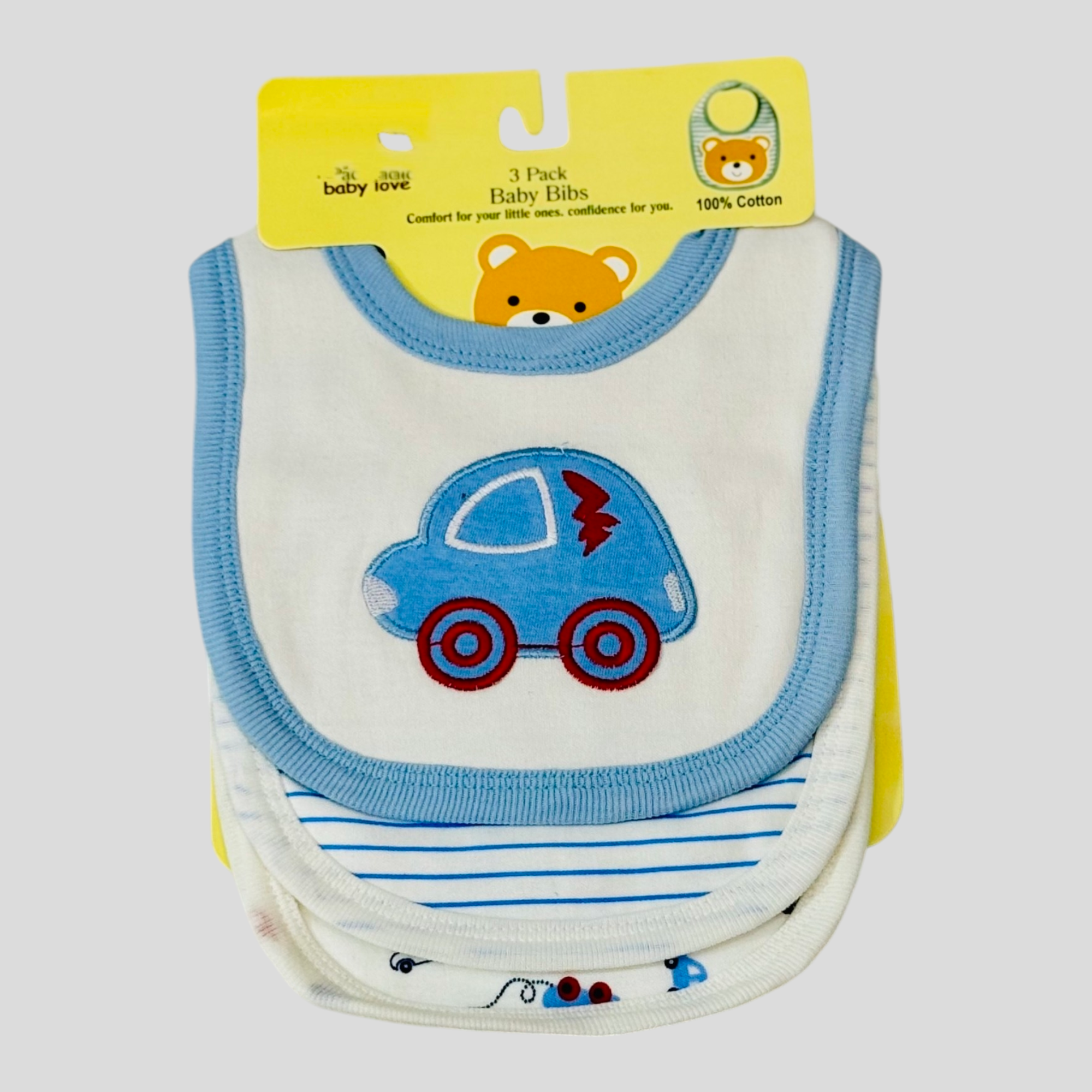 Carter’s Branded Pack of 3 Baby Bibs Collection