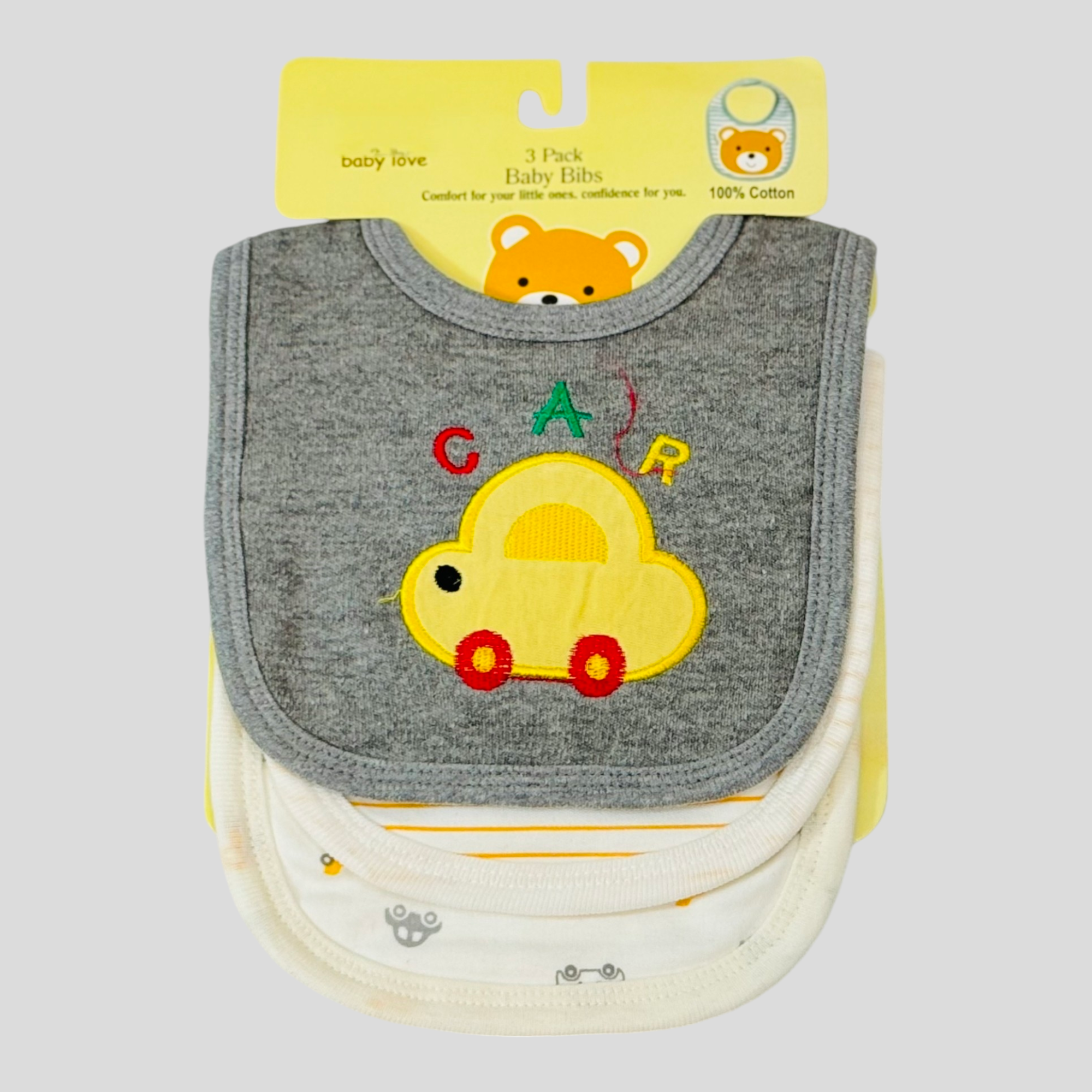 Carter’s Branded Pack of 3 Baby Bibs Collection