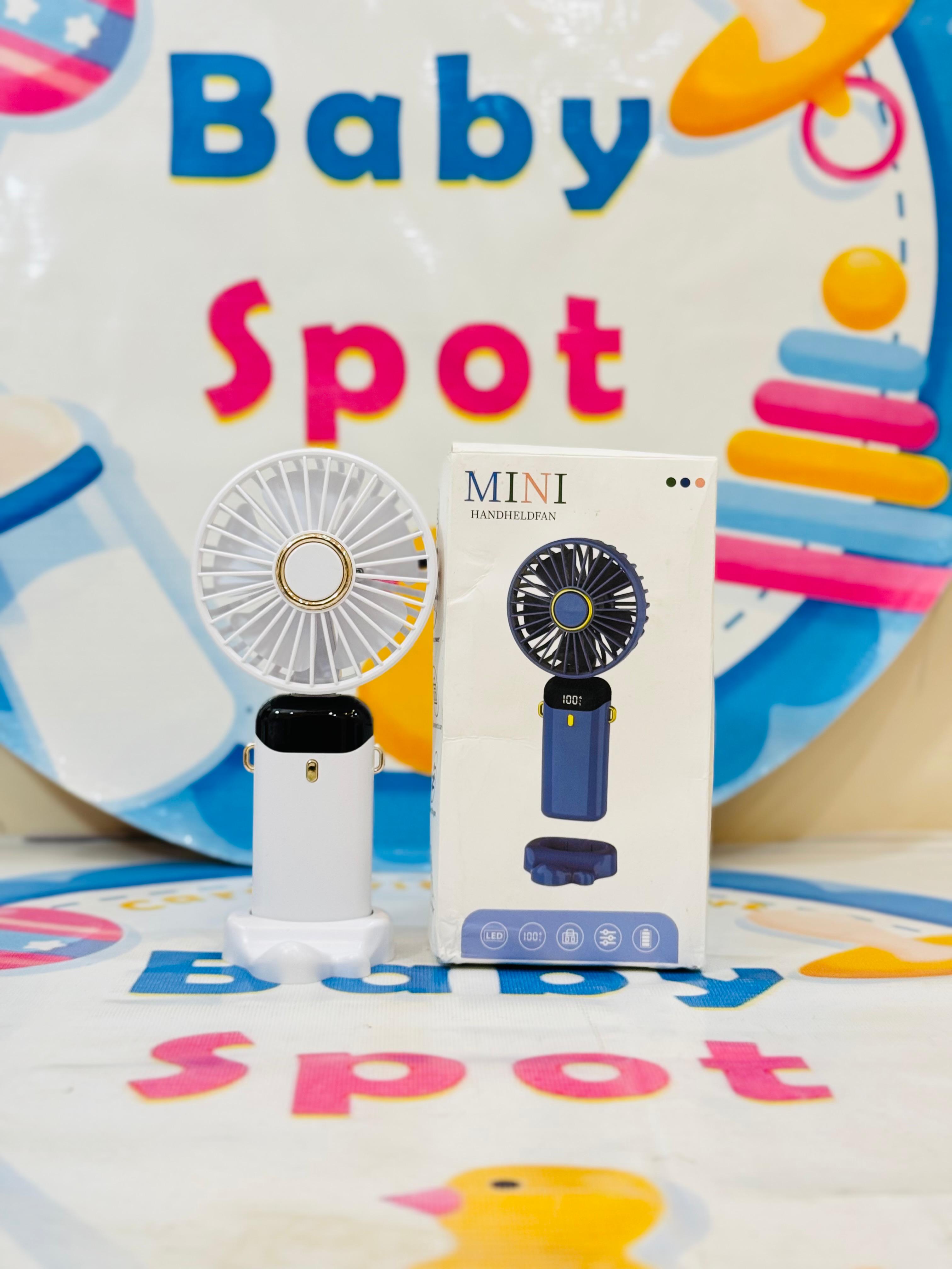 Imported Rechargeable Mini Electric Hand Fans

Cool Breeze On-The-Go!

Beat the heat with our cute and powerful mini electric fans, perfect for babies, moms & outdoor use – available in multiple fun designs & models!

Features:

Rechargeable & portable

Multiple stylish designs

Lightweight & baby-friendly

Ideal for strollers, diaper bags & travel

Perfect for:

Hot summer outings

Keeping your baby cool

Gifting & everyday use

Shop Now at: www.babyspotofficial.pk

Trusted Baby Store | Fast Delivery All O