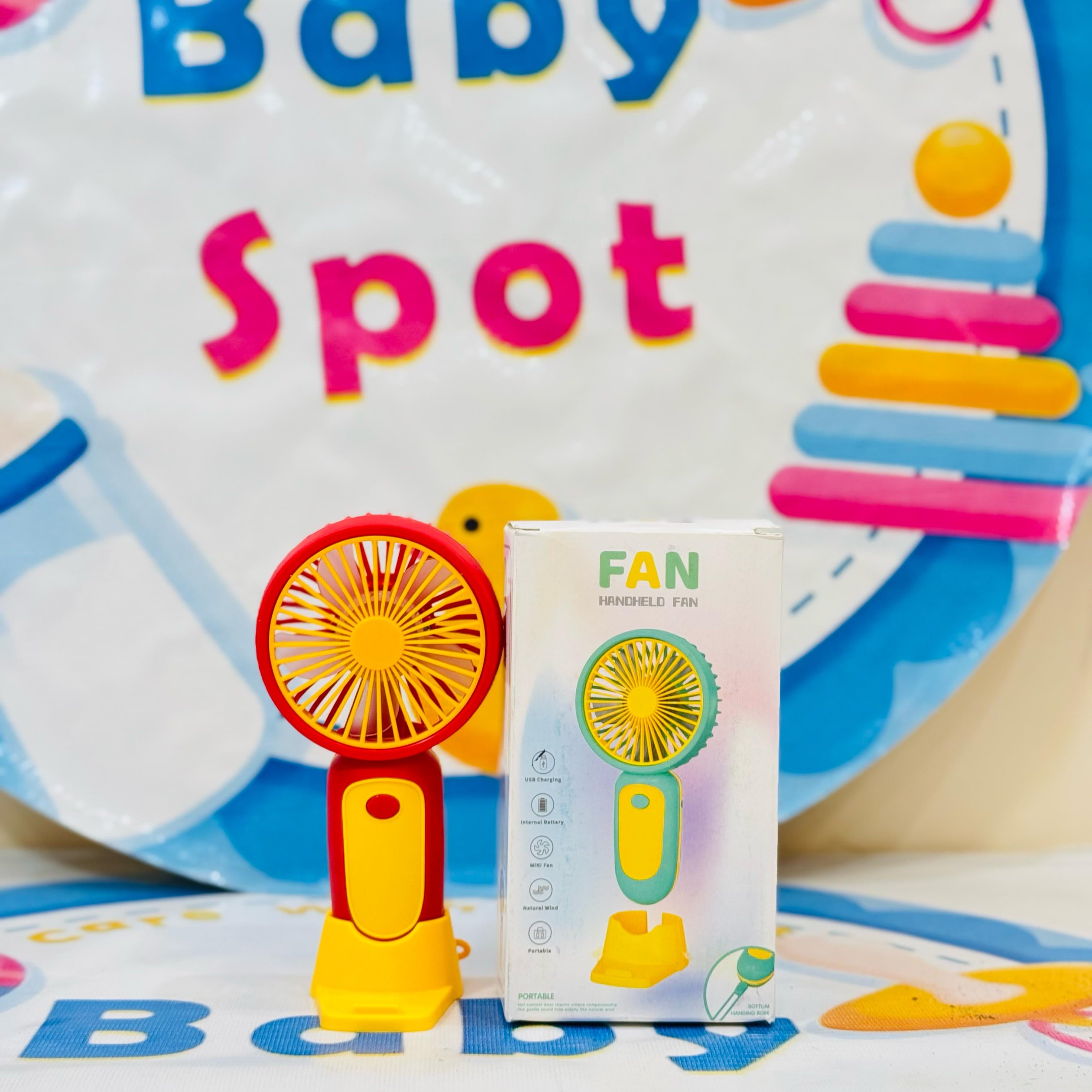 Imported Rechargeable Mini Electric Hand Fans

Cool Breeze On-The-Go!

Beat the heat with our cute and powerful mini electric fans, perfect for babies, moms & outdoor use – available in multiple fun designs & models!

Features:

Rechargeable & portable

Multiple stylish designs

Lightweight & baby-friendly

Ideal for strollers, diaper bags & travel

Perfect for:

Hot summer outings

Keeping your baby cool

Gifting & everyday use

Shop Now at: www.babyspotofficial.pk

Trusted Baby Store | Fast Delivery All O