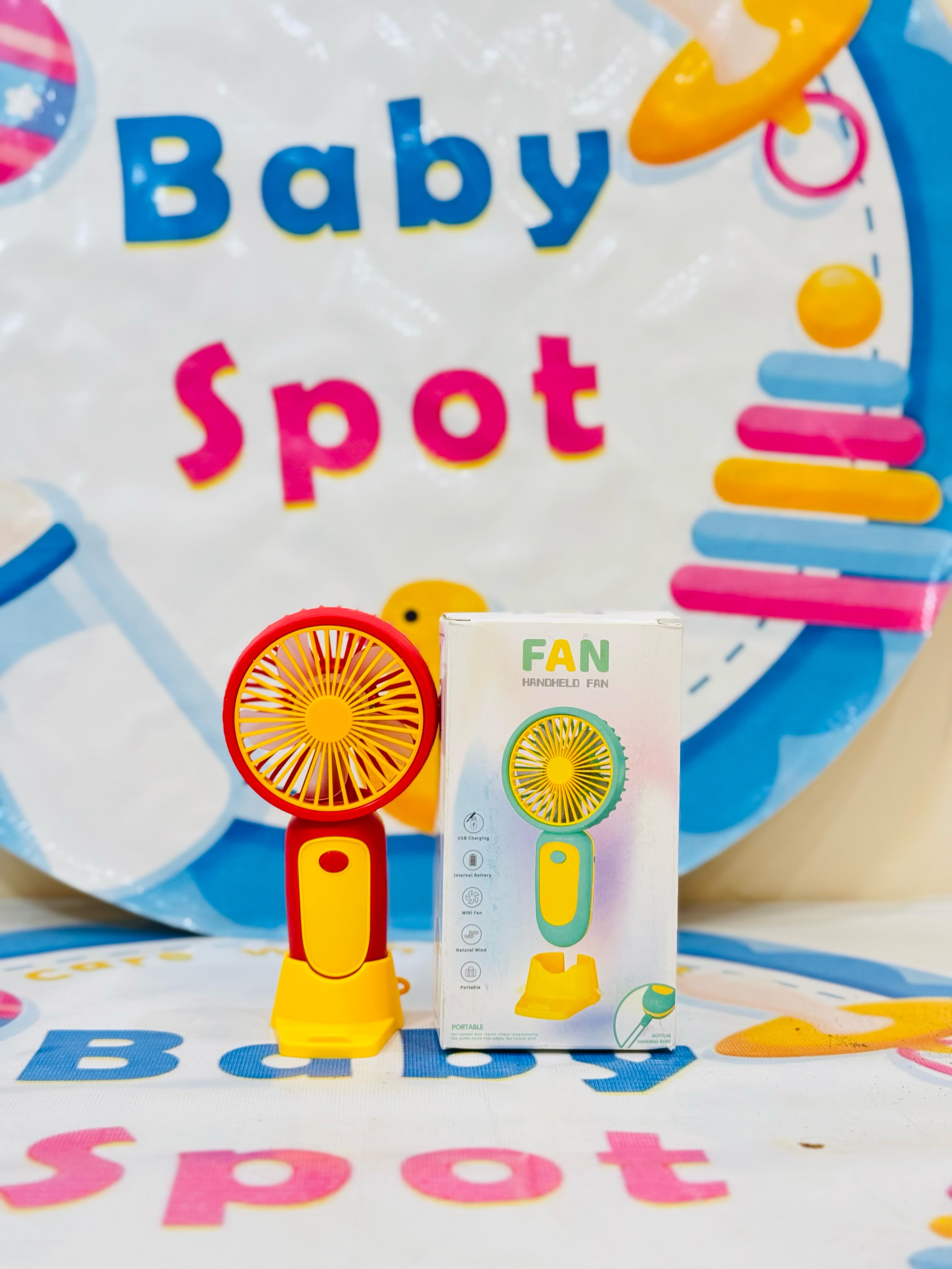 Imported Rechargeable Mini Electric Hand Fans

Cool Breeze On-The-Go!

Beat the heat with our cute and powerful mini electric fans, perfect for babies, moms & outdoor use – available in multiple fun designs & models!

Features:

Rechargeable & portable

Multiple stylish designs

Lightweight & baby-friendly

Ideal for strollers, diaper bags & travel

Perfect for:

Hot summer outings

Keeping your baby cool

Gifting & everyday use

Shop Now at: www.babyspotofficial.pk

Trusted Baby Store | Fast Delivery All O