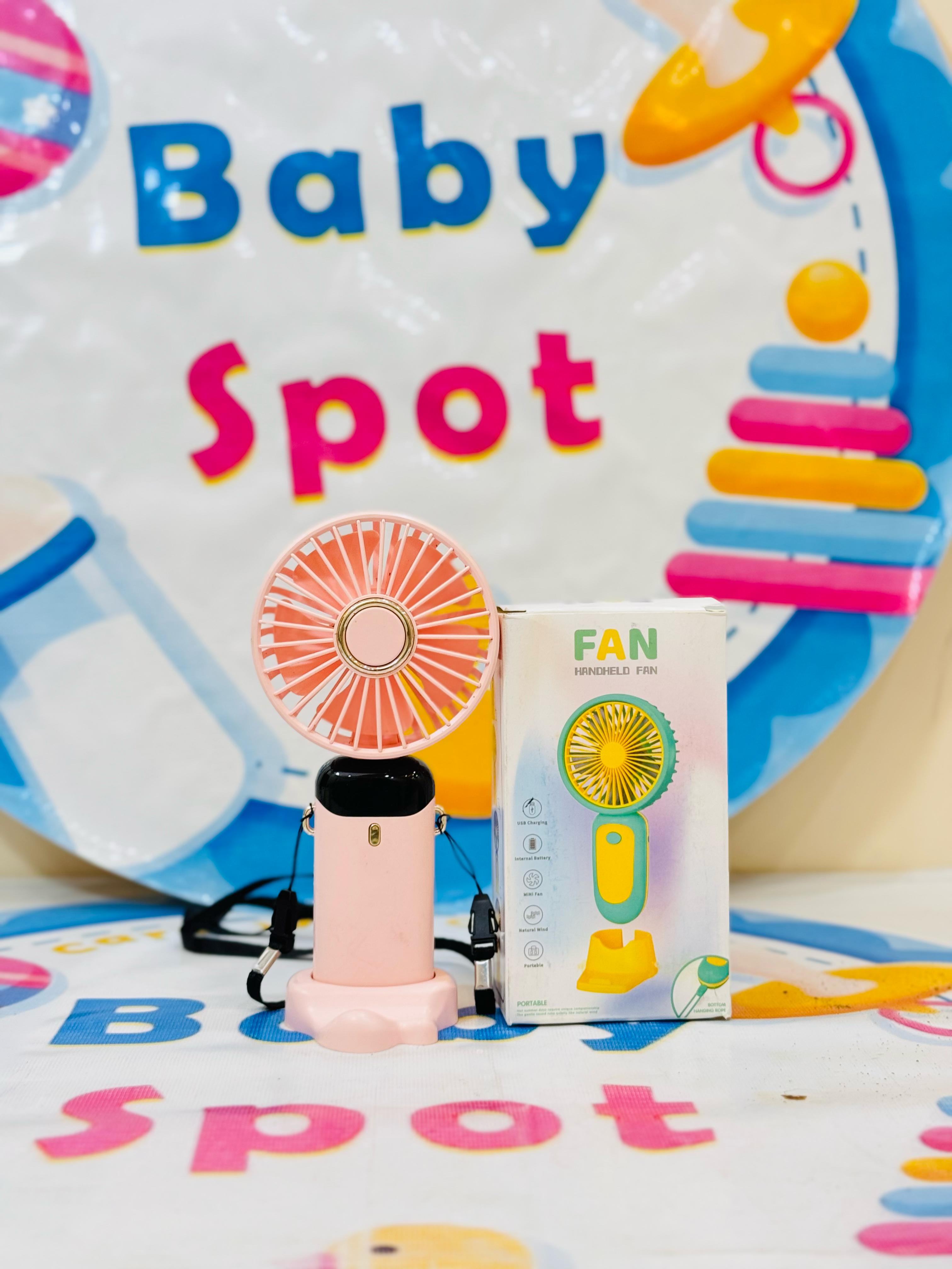 Imported Rechargeable Mini Electric Hand Fans

Cool Breeze On-The-Go!

Beat the heat with our cute and powerful mini electric fans, perfect for babies, moms & outdoor use – available in multiple fun designs & models!

Features:

Rechargeable & portable

Multiple stylish designs

Lightweight & baby-friendly

Ideal for strollers, diaper bags & travel

Perfect for:

Hot summer outings

Keeping your baby cool

Gifting & everyday use

Shop Now at: www.babyspotofficial.pk

Trusted Baby Store | Fast Delivery All O