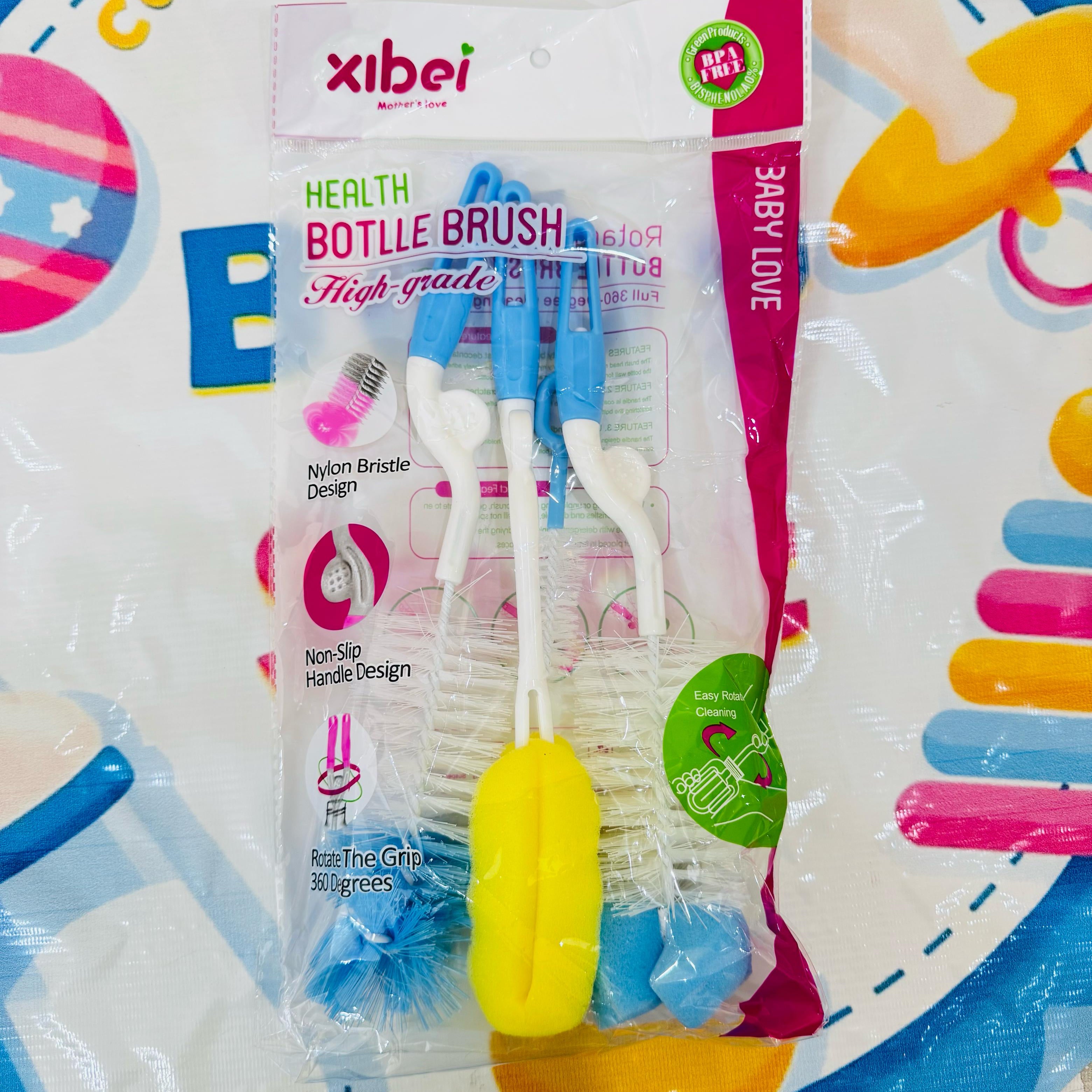 4 Pcs Feeder Brush Set – Essential Baby Feeding AccessoryImported baby feeder brush set, baby feeding accessories Pakistan, baby bottle cleaning brush, newborn baby essentials, baby hygiene products online, best baby care tools Pakistan, baby bottle brush online, premium baby accessories in Pakistan, babyspotofficial