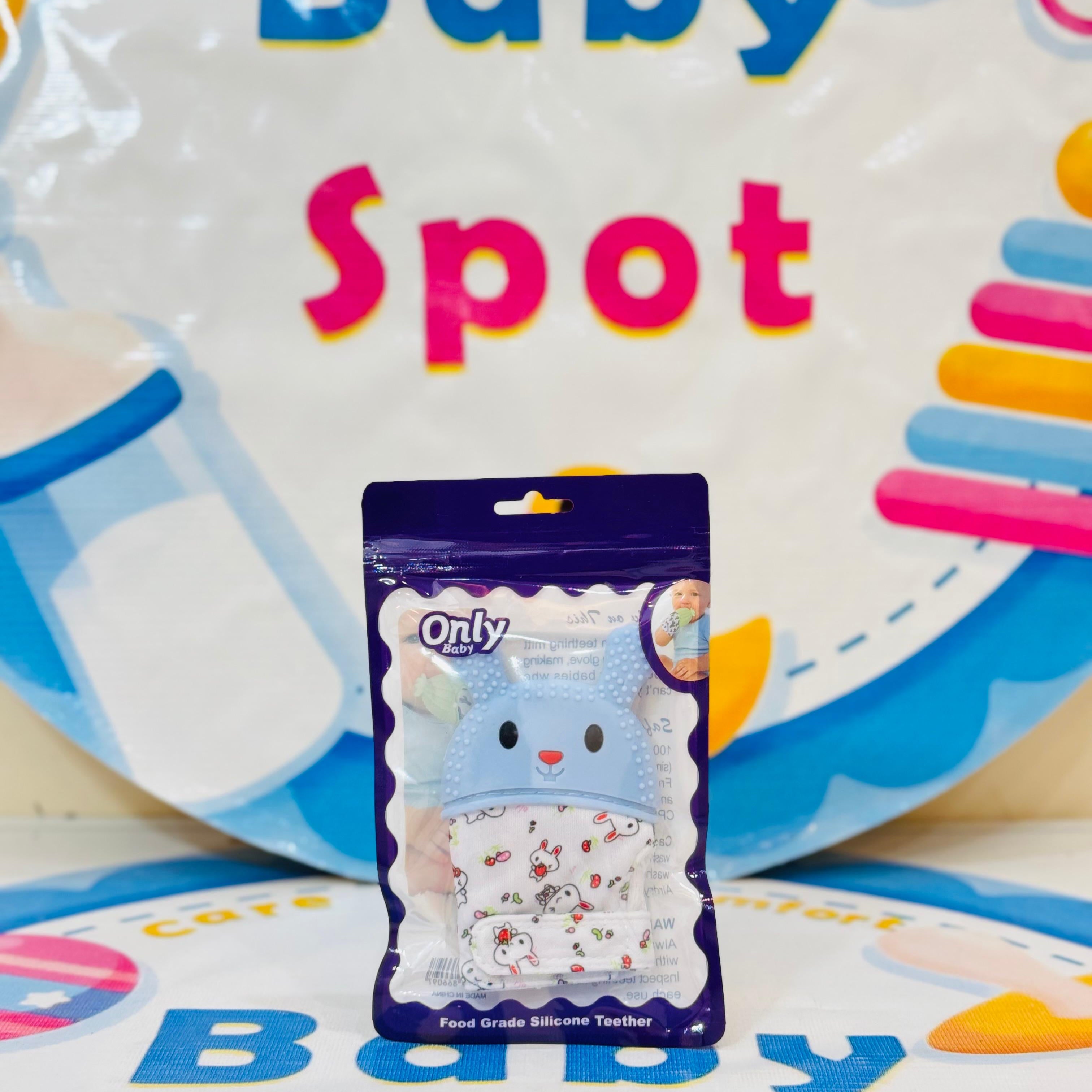 Say Goodbye to Sore Gums & Drool Mess!
Introducing our Imported Baby Teething Mitten – the ultimate teether + mitten combo for your little munchkin’s relief!

Product Highlights:

Made with BPA-free, food-grade silicone

Comes in adorable colors perfect for boys & girls

Safe, soft & gentle on baby’s gums

Built-in crinkle sound for sensory development

Velcro strap for secure fit and easy wearing

Ideal for teething phase relief without constant drops

A must-have item in your baby care essentials collecti