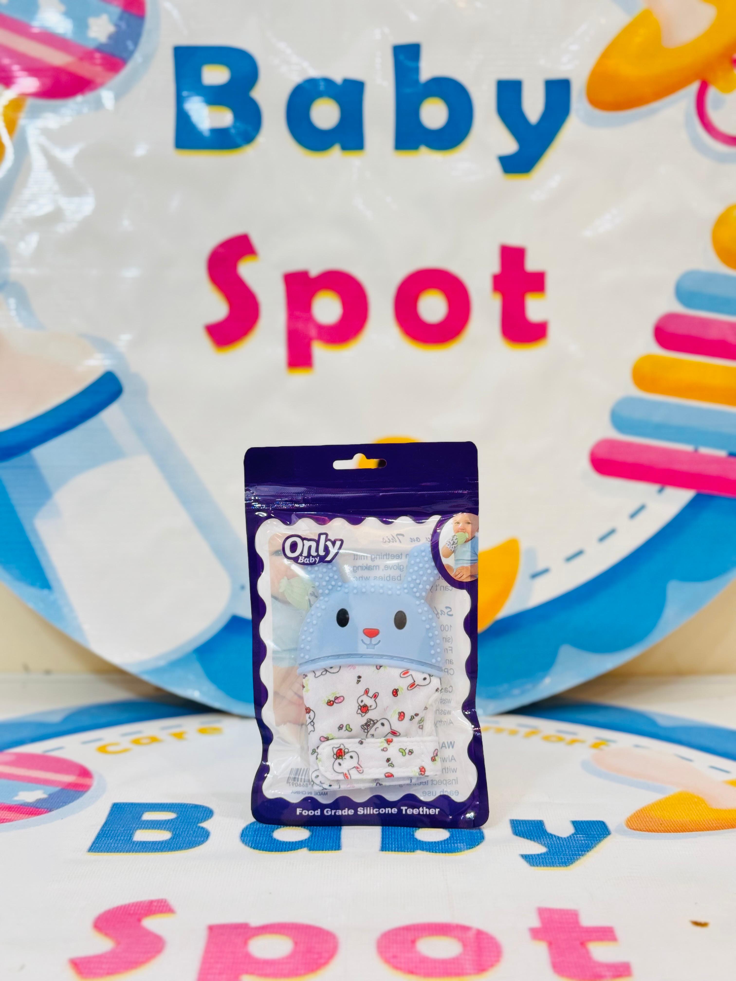 Say Goodbye to Sore Gums & Drool Mess!
Introducing our Imported Baby Teething Mitten – the ultimate teether + mitten combo for your little munchkin’s relief!

Product Highlights:

Made with BPA-free, food-grade silicone

Comes in adorable colors perfect for boys & girls

Safe, soft & gentle on baby’s gums

Built-in crinkle sound for sensory development

Velcro strap for secure fit and easy wearing

Ideal for teething phase relief without constant drops

A must-have item in your baby care essentials collecti