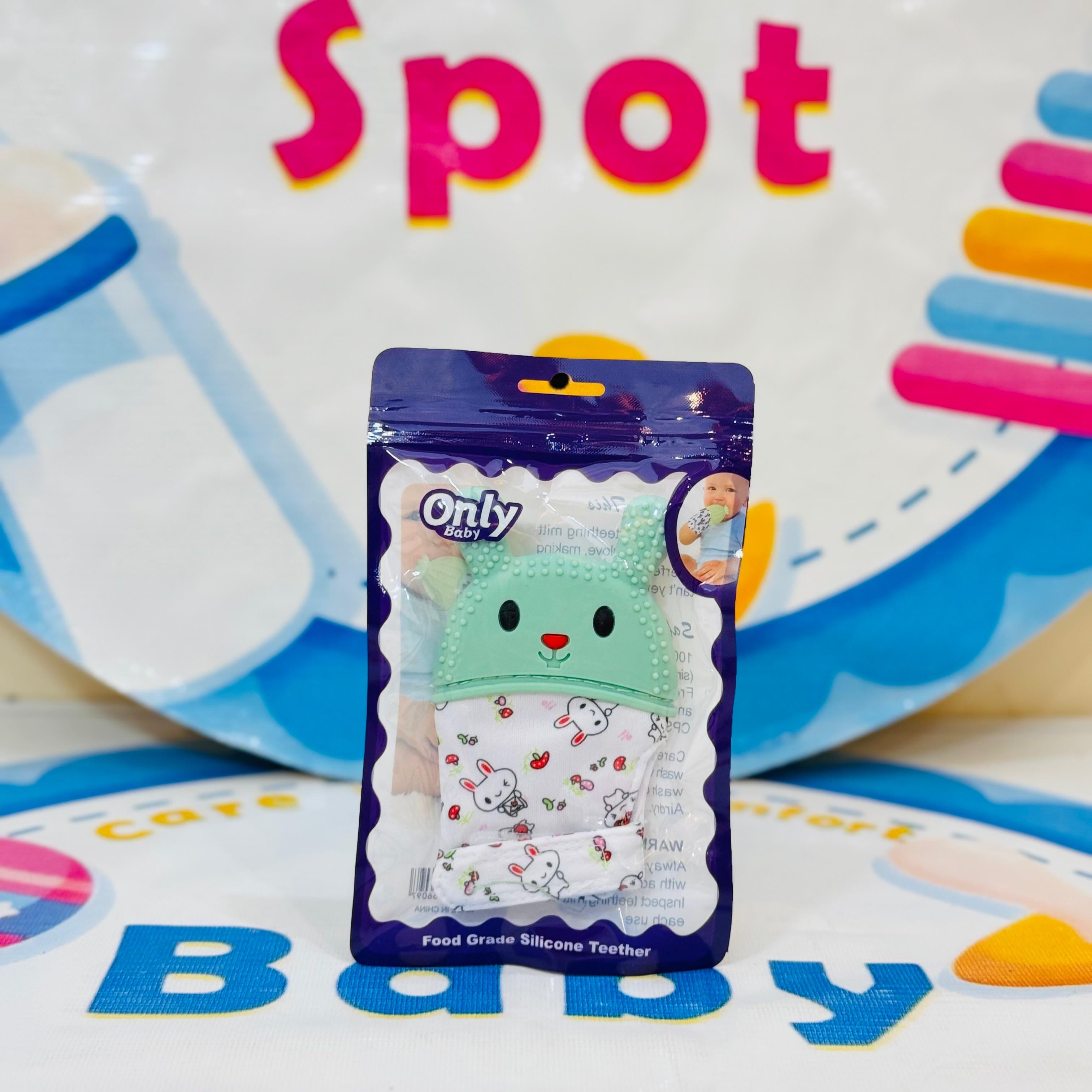 Say Goodbye to Sore Gums & Drool Mess!
Introducing our Imported Baby Teething Mitten – the ultimate teether + mitten combo for your little munchkin’s relief!

Product Highlights:

Made with BPA-free, food-grade silicone

Comes in adorable colors perfect for boys & girls

Safe, soft & gentle on baby’s gums

Built-in crinkle sound for sensory development

Velcro strap for secure fit and easy wearing

Ideal for teething phase relief without constant drops

A must-have item in your baby care essentials collecti