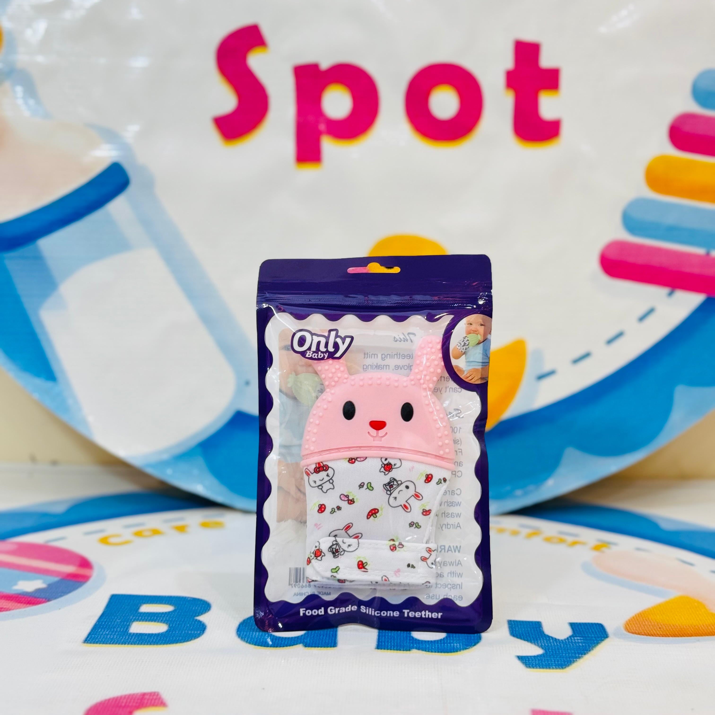 Say Goodbye to Sore Gums & Drool Mess!
Introducing our Imported Baby Teething Mitten – the ultimate teether + mitten combo for your little munchkin’s relief!

Product Highlights:

Made with BPA-free, food-grade silicone

Comes in adorable colors perfect for boys & girls

Safe, soft & gentle on baby’s gums

Built-in crinkle sound for sensory development

Velcro strap for secure fit and easy wearing

Ideal for teething phase relief without constant drops

A must-have item in your baby care essentials collecti