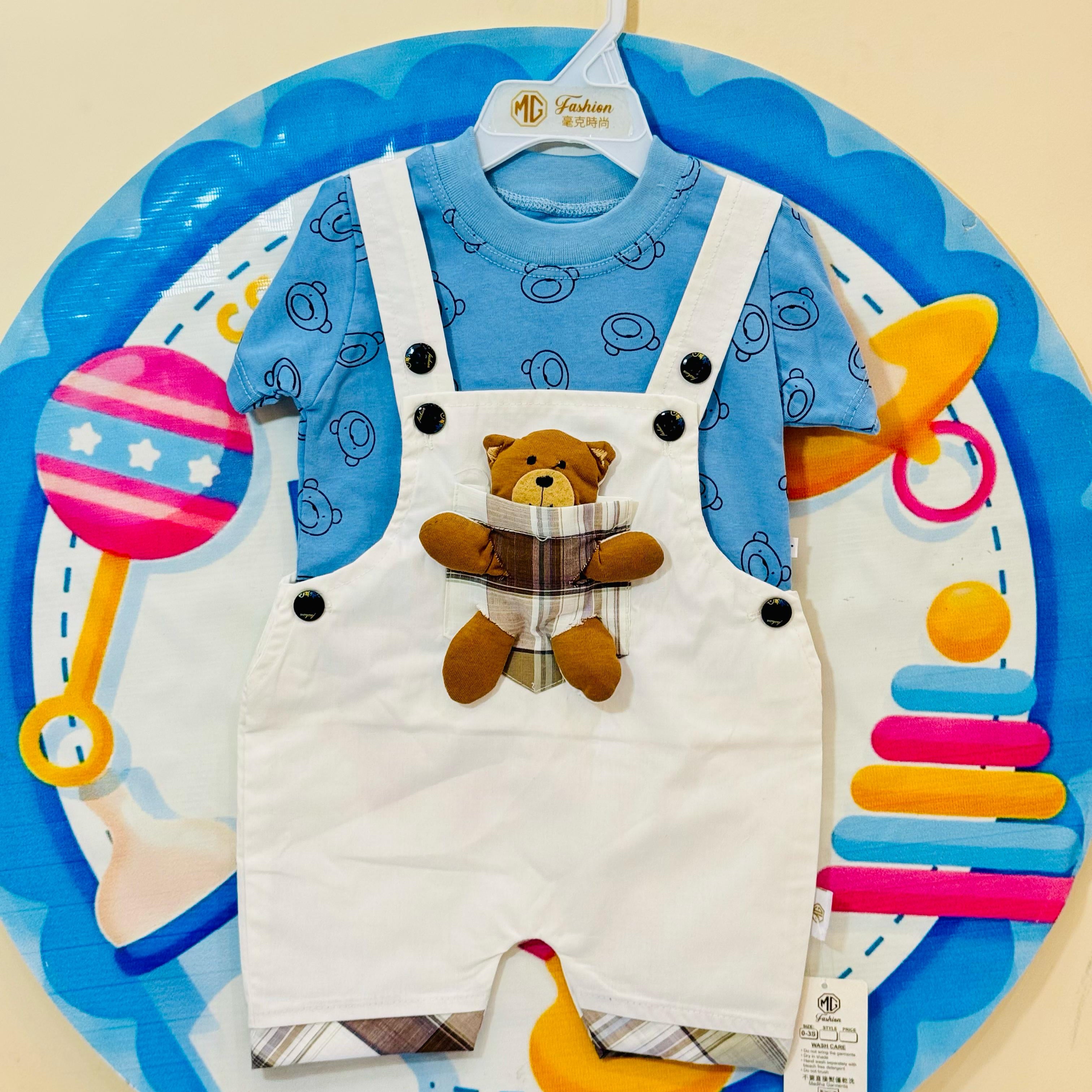 Imported Baby Rompers Collection – Premium Quality
Your baby’s comfort meets adorable sailor-style fashion!

• Sizes: 0-3 & 3-6 6-9 months
• Price: Rs. 1450 only
• Designs: Cute anchor prints with buttoned suspenders
• Fabric: Soft, breathable imported material – ideal for summer

These premium baby rompers are perfect for everyday wear or special outings. The overall style with collared shirt gives a charming look while ensuring maximum comfort for your newborn.

Order now from Pakistan’s favorite baby onl