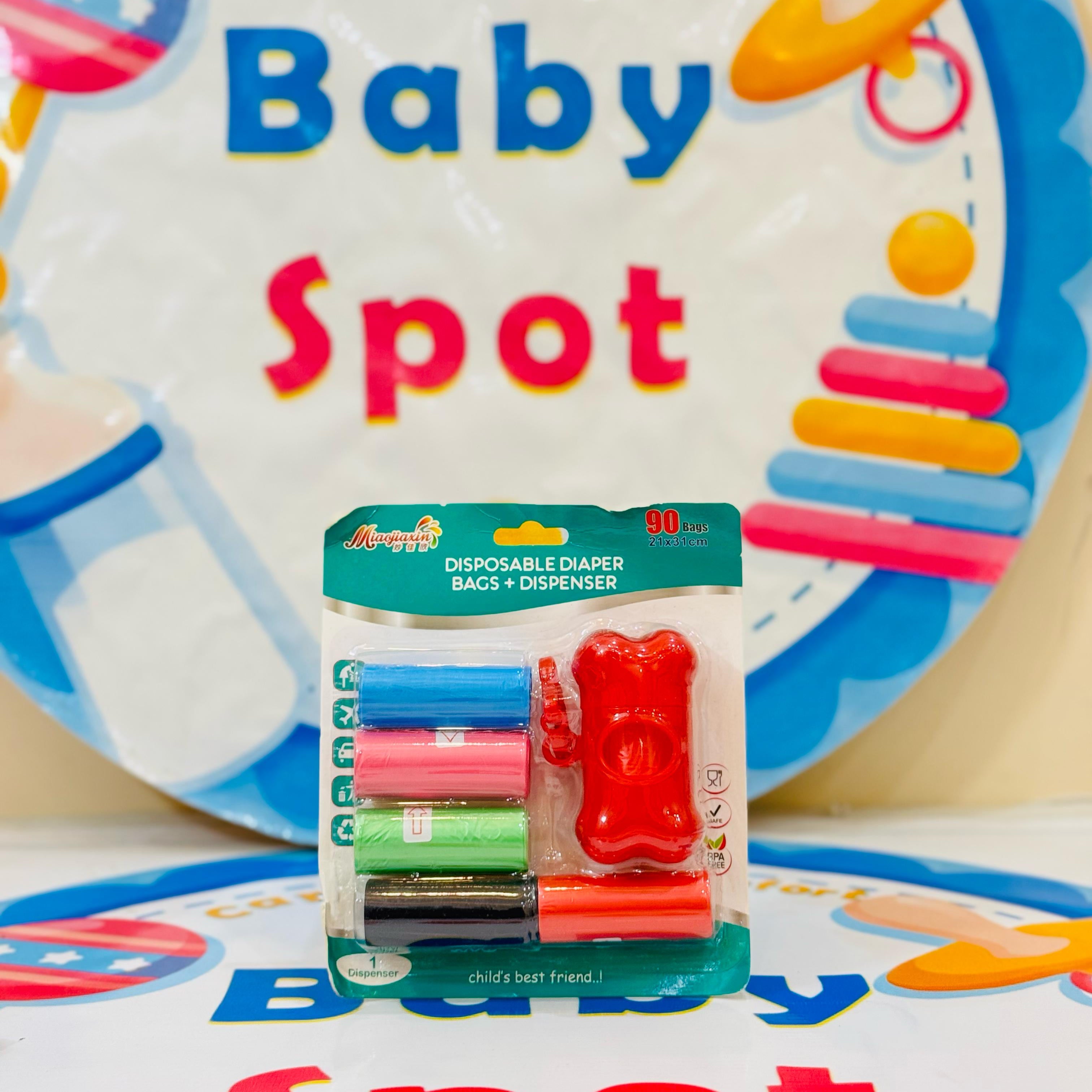 Shopper Dispenser with Extra 4 Shopper Rolls