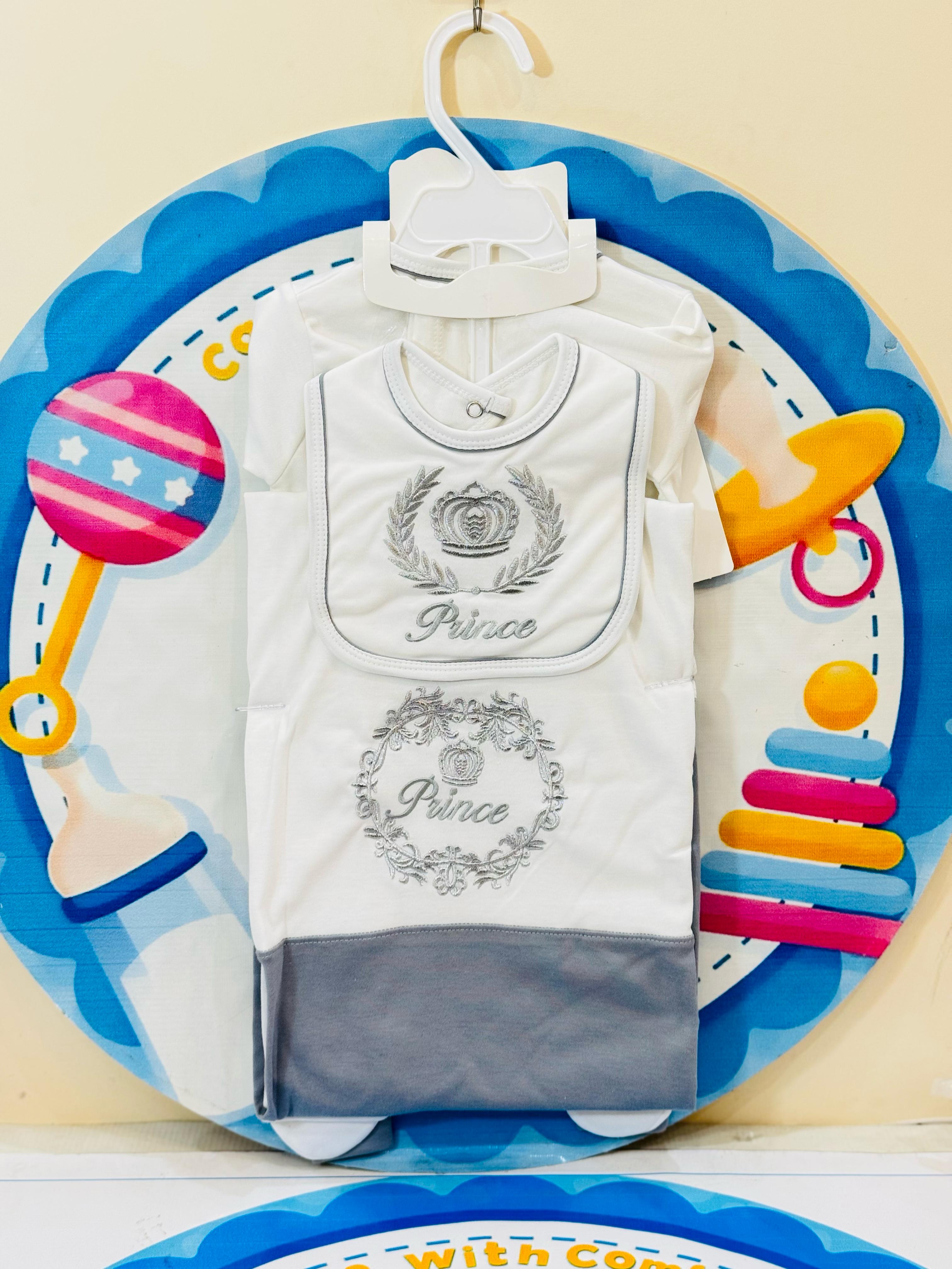 8-Pcs Starter Set for Little Prince – Newborn Must-Have!