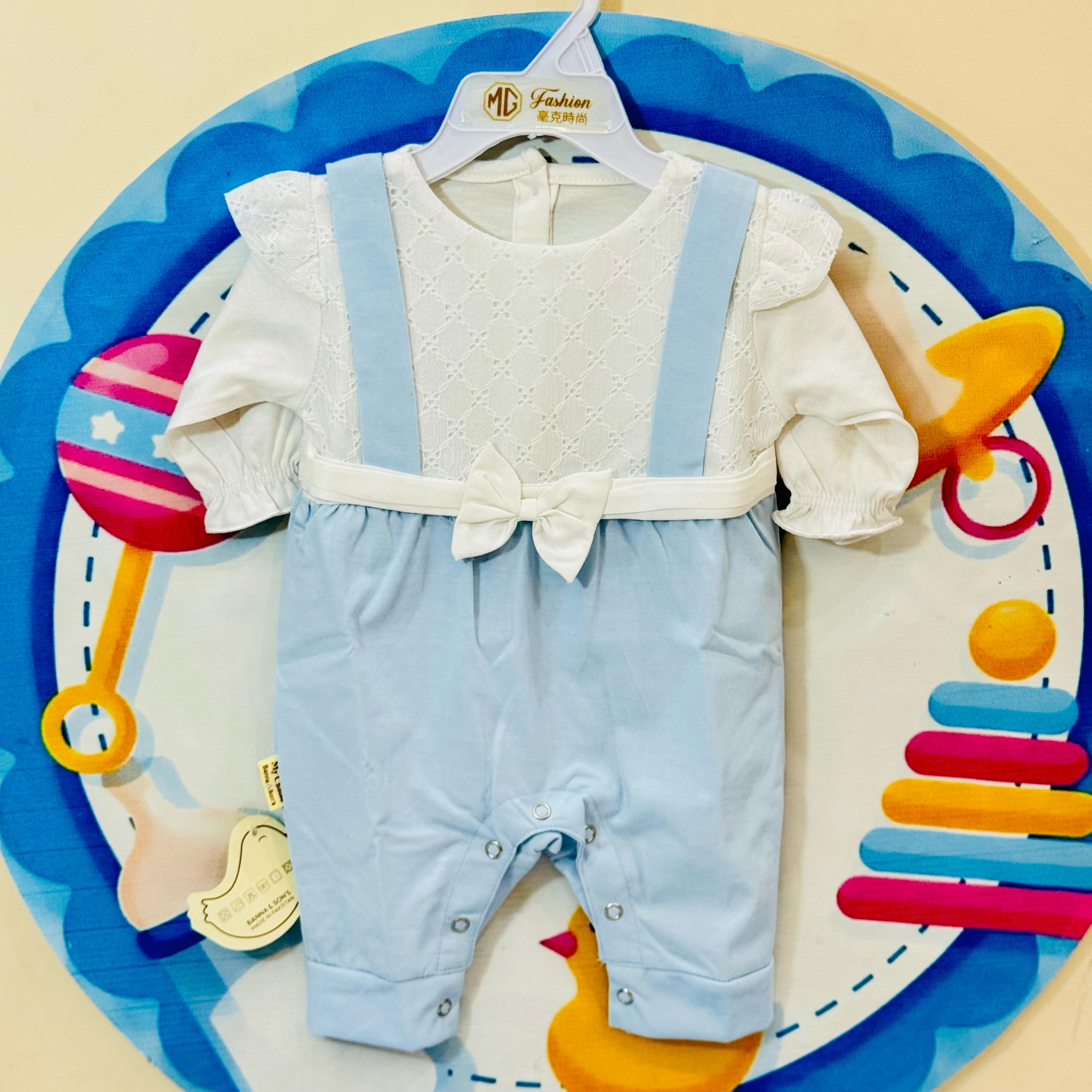 Imported Baby Rompers Collection – Premium Quality
Your baby’s comfort meets adorable sailor-style fashion!

• Sizes: 0-3 & 3-6 6-9 9-12 months
• Price: Rs. 1150 only
• Designs: Cute anchor prints with buttoned suspenders
• Fabric: Soft, breathable imported material – ideal for summer

These premium baby rompers are perfect for everyday wear or special outings. The overall style with collared shirt gives a charming look while ensuring maximum comfort for your newborn.

Order now from Pakistan’s favorite bab