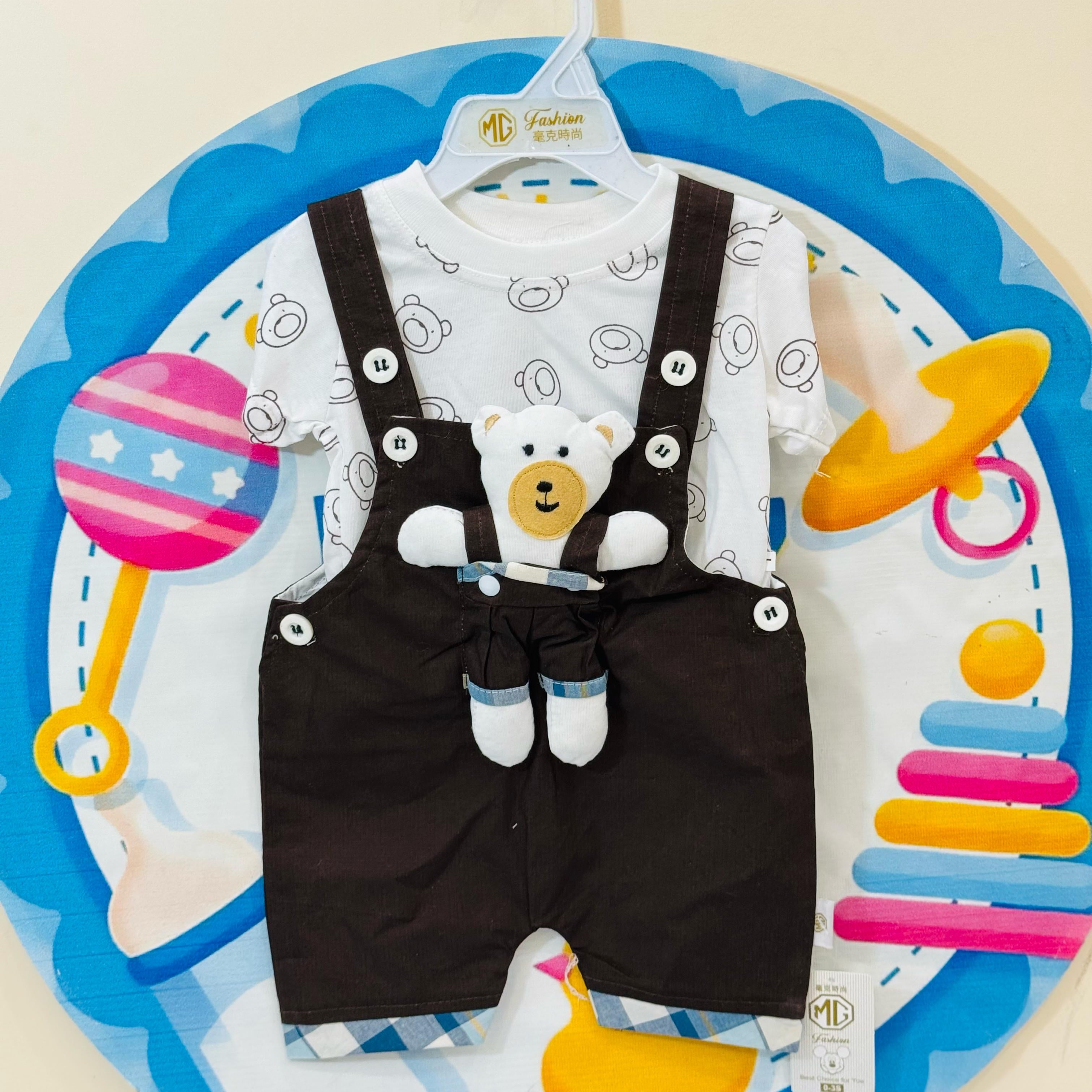 Imported Baby Rompers Collection – Premium Quality
Your baby’s comfort meets adorable sailor-style fashion!

• Sizes: 0-3 & 3-6 months
• Price: Rs. 1350 only
• Designs: Cute anchor prints with buttoned suspenders
• Fabric: Soft, breathable imported material – ideal for summer

These premium baby rompers are perfect for everyday wear or special outings. The overall style with collared shirt gives a charming look while ensuring maximum comfort for your newborn.

Order now from Pakistan’s favorite baby online 