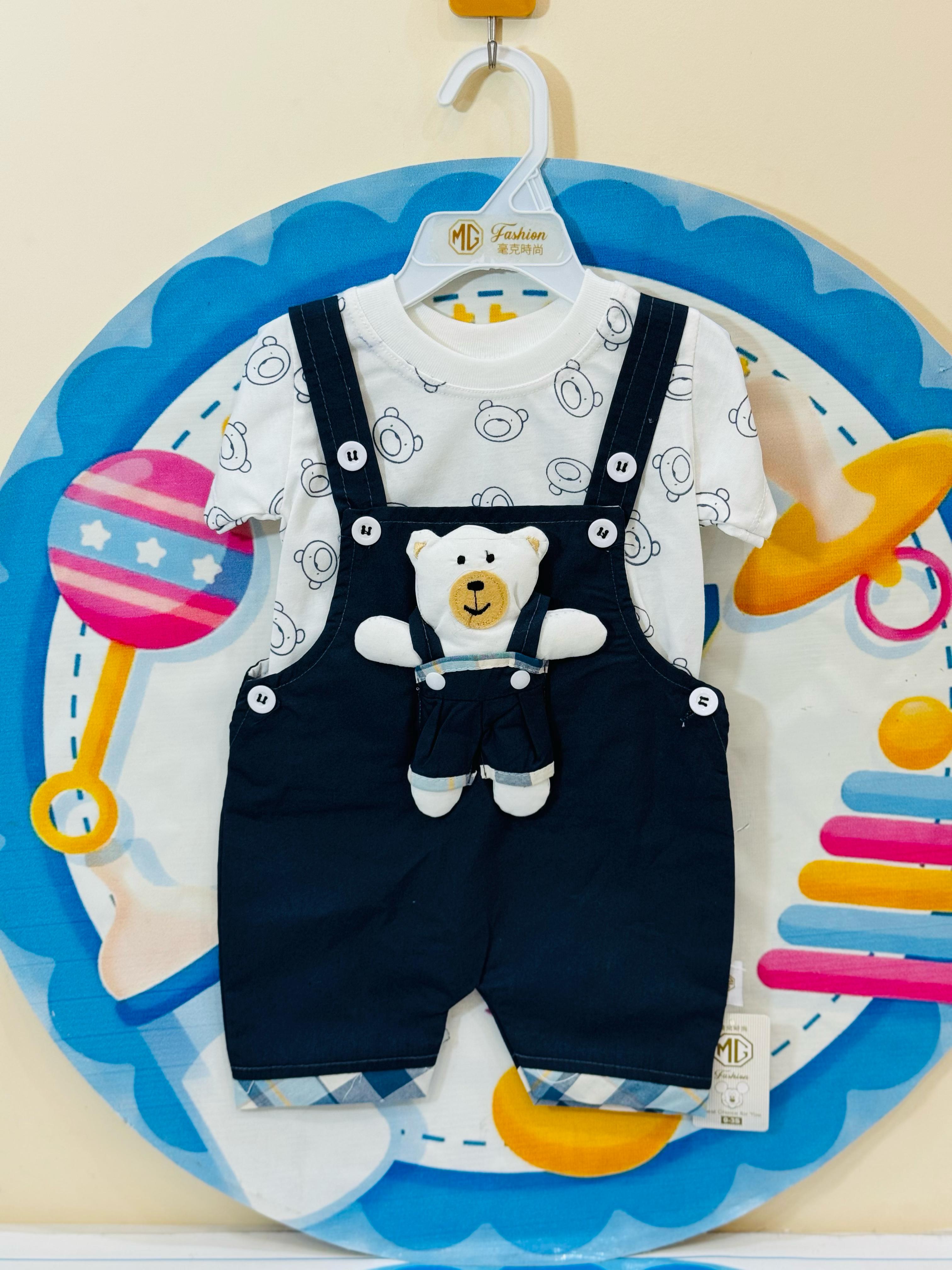 Imported Baby Rompers Collection – Premium Quality
Your baby’s comfort meets adorable sailor-style fashion!

• Sizes: 0-3 & 3-6 months
• Price: Rs. 1350 only
• Designs: Cute anchor prints with buttoned suspenders
• Fabric: Soft, breathable imported material – ideal for summer

These premium baby rompers are perfect for everyday wear or special outings. The overall style with collared shirt gives a charming look while ensuring maximum comfort for your newborn.

Order now from Pakistan’s favorite baby online 