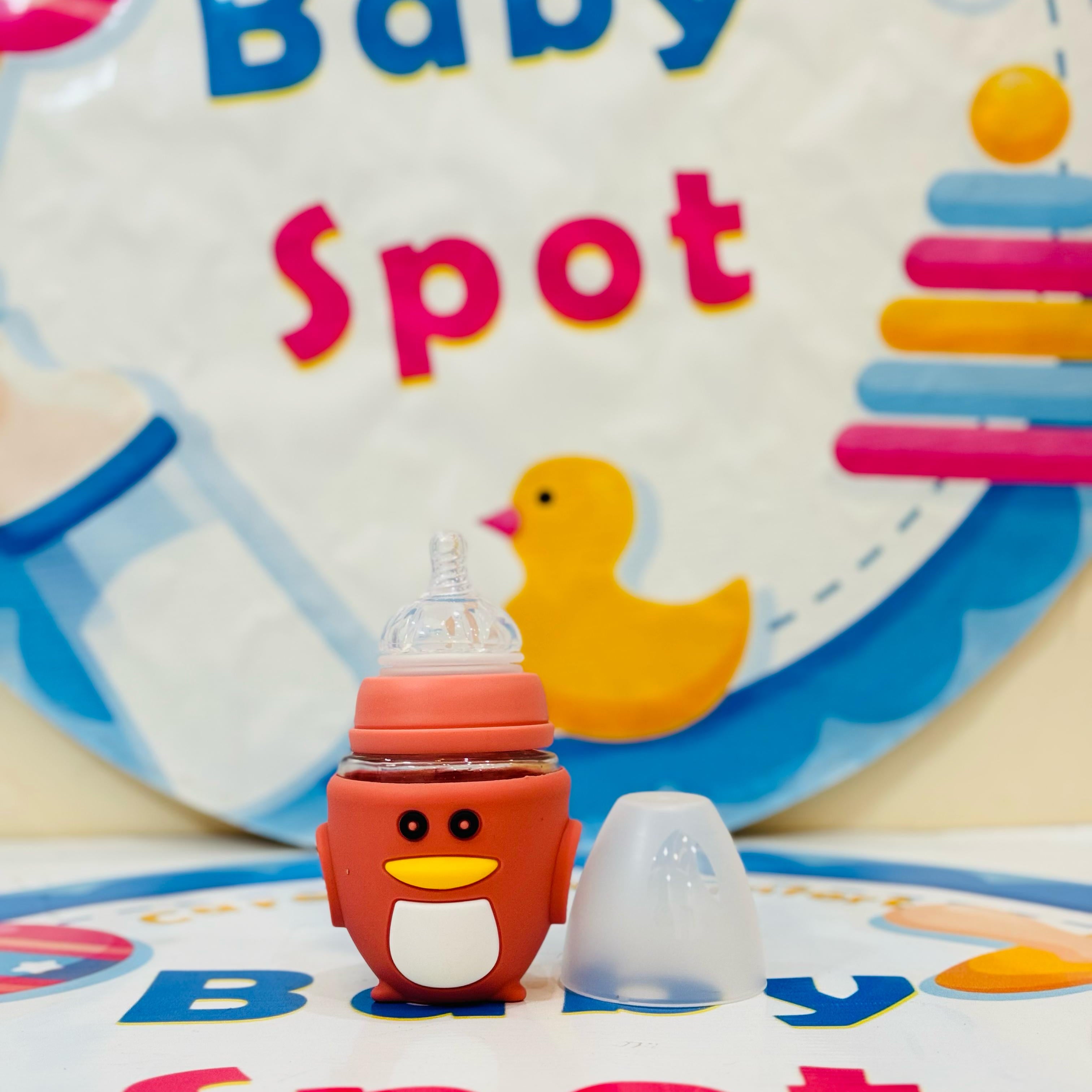 🍼✨ Premium Range Baby Glass Feeder Collection with Silicone Cover ✨🍼

Ensure safe and comfortable feeding with our baby glass feeder – designed with a protective silicone cover for extra grip and safety! 👶💖

💖 Product Features:

✔️ Premium Quality: Made from high-quality glass – BPA-free and safe for babies.
✔️ Silicone Cover: Provides extra protection and a non-slip grip.
✔️ Easy to Clean: Resistant to stains and odors – perfect for everyday use.
✔️ Perfect Size: 120ml capacity – ideal for newborns an