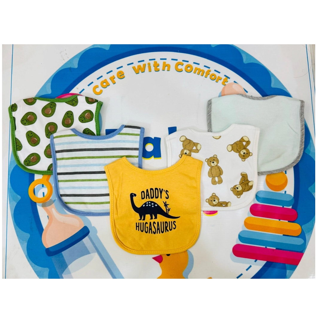 Fancy Baby Bibs Collection – Pack of 5

Product Highlights:

🍼 Stylish & Practical: A collection of 5 fancy bibs designed to keep your little one clean and adorable.

👦👧 Unisex Designs: Perfect for both baby boys and girls with charming patterns and colors.

🌟 Premium Quality: Soft, durable, and comfortable fabric ideal for newborns and toddlers.

🧼 Easy Maintenance: Machine washable and quick-drying for hassle-free cleaning.

🎁 Perfect Gift Option: A thoughtful and stylish gift for new parents.

💰 A