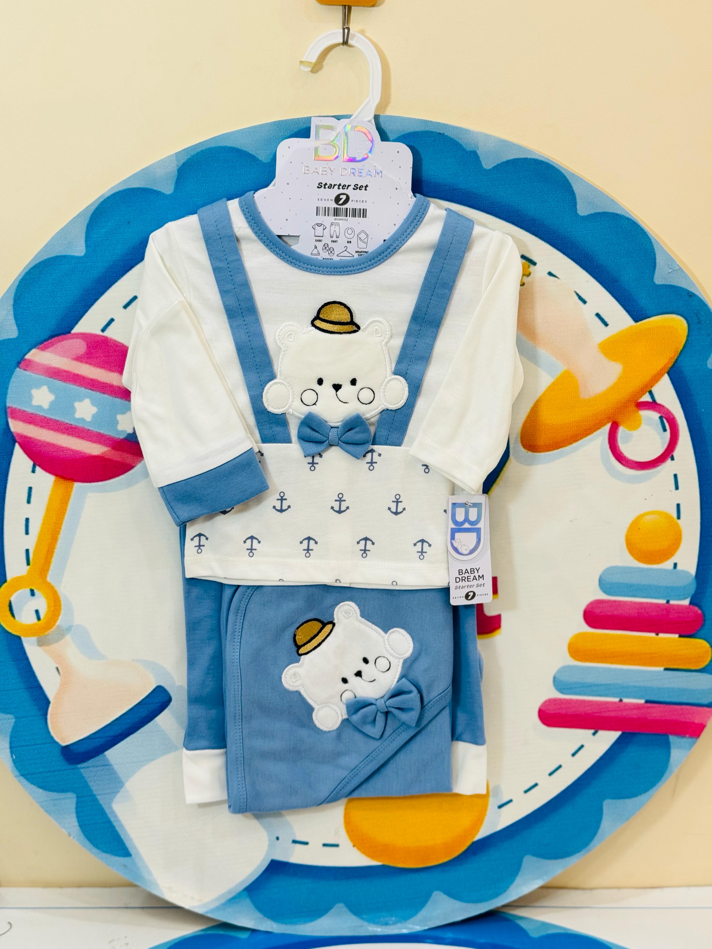 Baby 11 Pcs blended Stuff Starter Sets Collection 🧸❄️

Get your newborn ready for season with our premium 11-piece summer starter set! Designed for comfort, this collection is perfect for your little one's wardrobe.

💖 Premium quality summer material – Soft, cozy, and gentle on newborn skin

👶 Complete 11-piece set – Everything you need in one pack

❄️ Includes pajamas, shirts, mittens, caps, and more

🎨 Available in multiple colors and cute designs – Perfect for baby boys and girls

🌟 Ideal for 0-6 mo