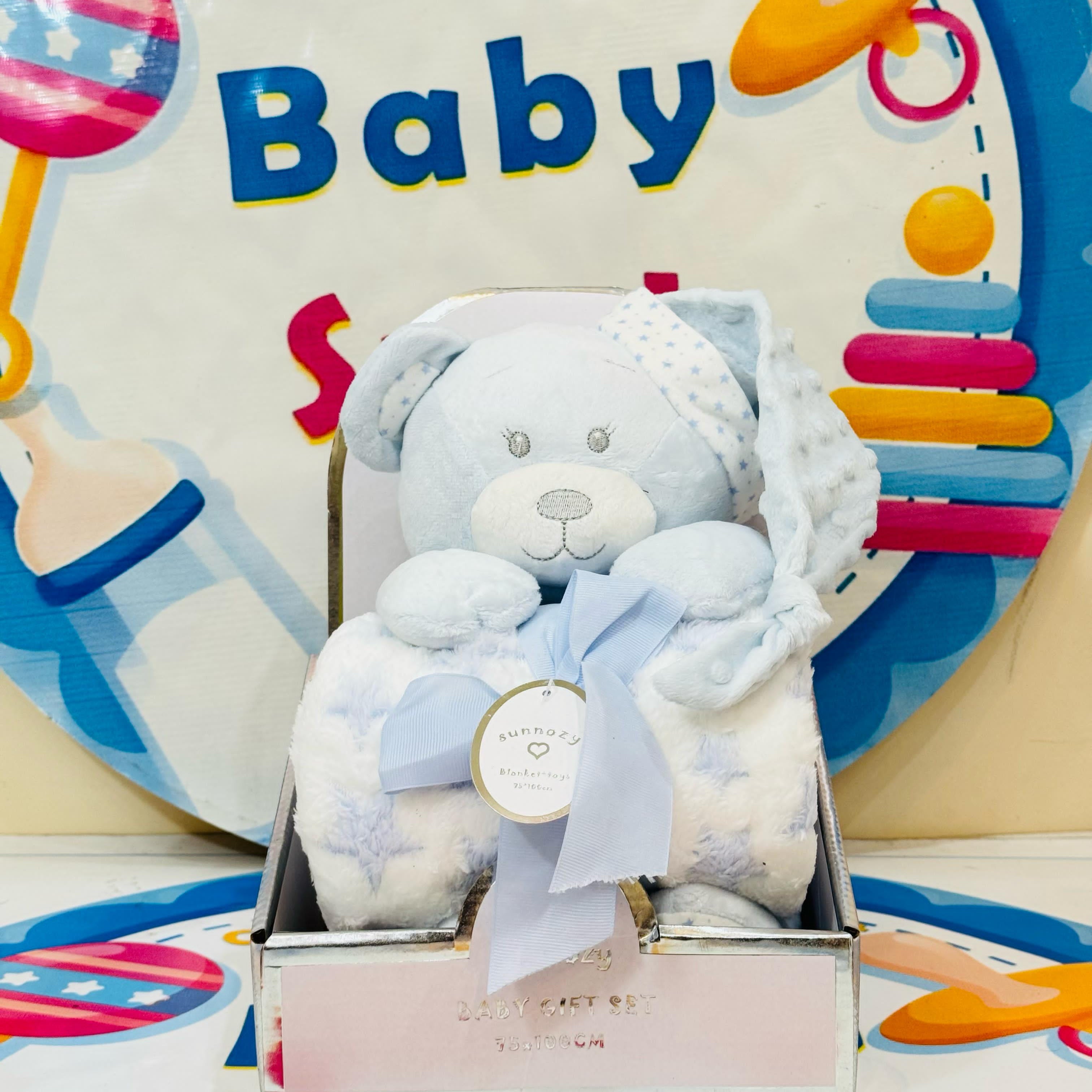 Here's an Instagram product description for the Sunnozy branded premium baby blanket with toy in box packing — enriched with SEO-friendly trending keywords, Pakistan-based baby shopping terms, and NLP entity focus:


---

🧸💤 Sunnozy Premium Baby Blanket with Toy – Gift Box Edition 💝
Give your baby the ultimate cuddle companion with this adorable Sunnozy branded baby blanket set – perfect for newborn comfort, gifting, and daily snuggles!

✨ What’s Inside the Box?
🧸 1 Soft Plush Toy – baby’s first cuddle 