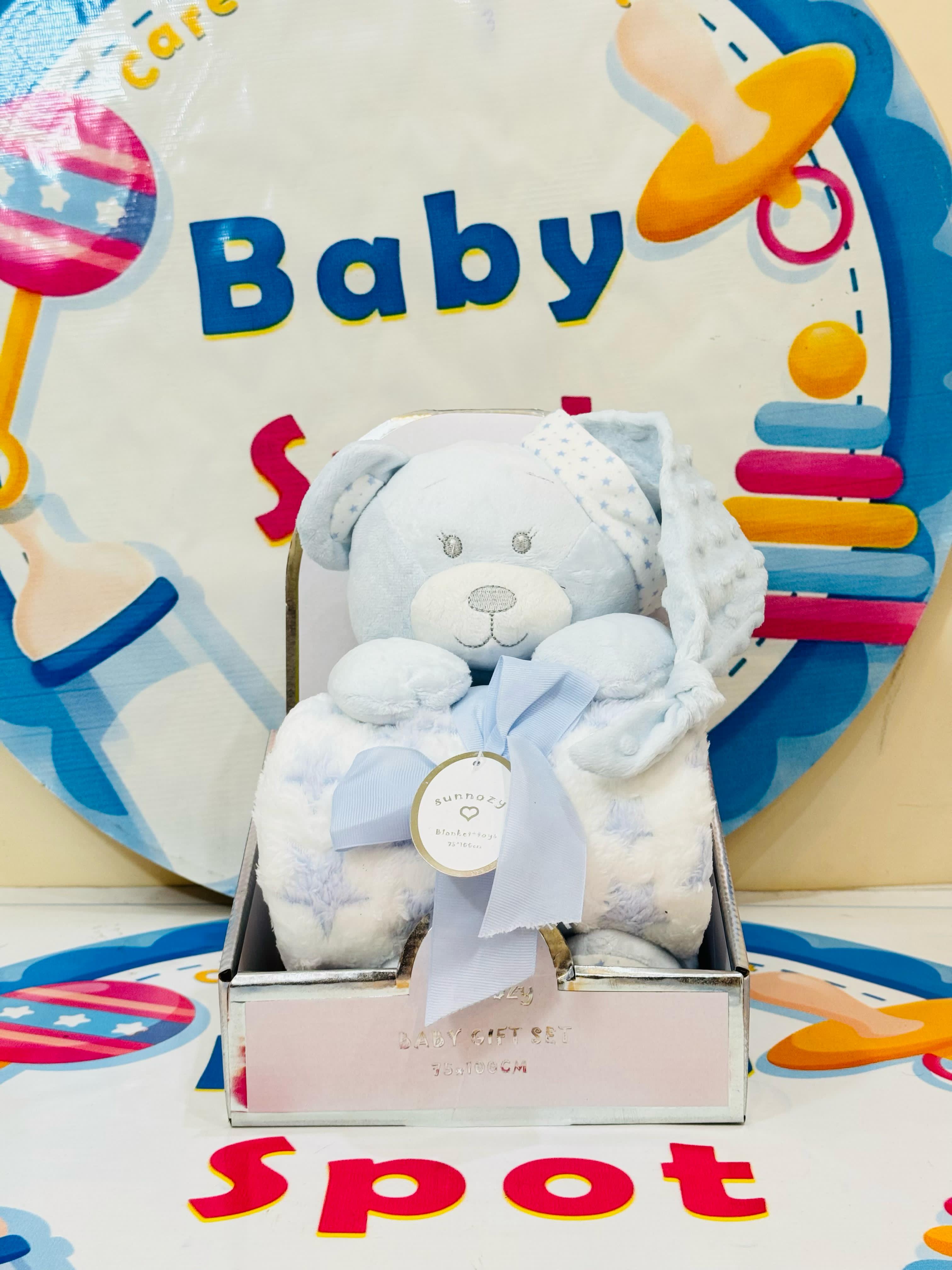 Here's an Instagram product description for the Sunnozy branded premium baby blanket with toy in box packing — enriched with SEO-friendly trending keywords, Pakistan-based baby shopping terms, and NLP entity focus:


---

🧸💤 Sunnozy Premium Baby Blanket with Toy – Gift Box Edition 💝
Give your baby the ultimate cuddle companion with this adorable Sunnozy branded baby blanket set – perfect for newborn comfort, gifting, and daily snuggles!

✨ What’s Inside the Box?
🧸 1 Soft Plush Toy – baby’s first cuddle 