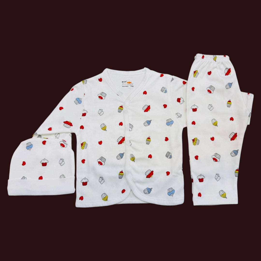 Baby Pajama Suit with Cap