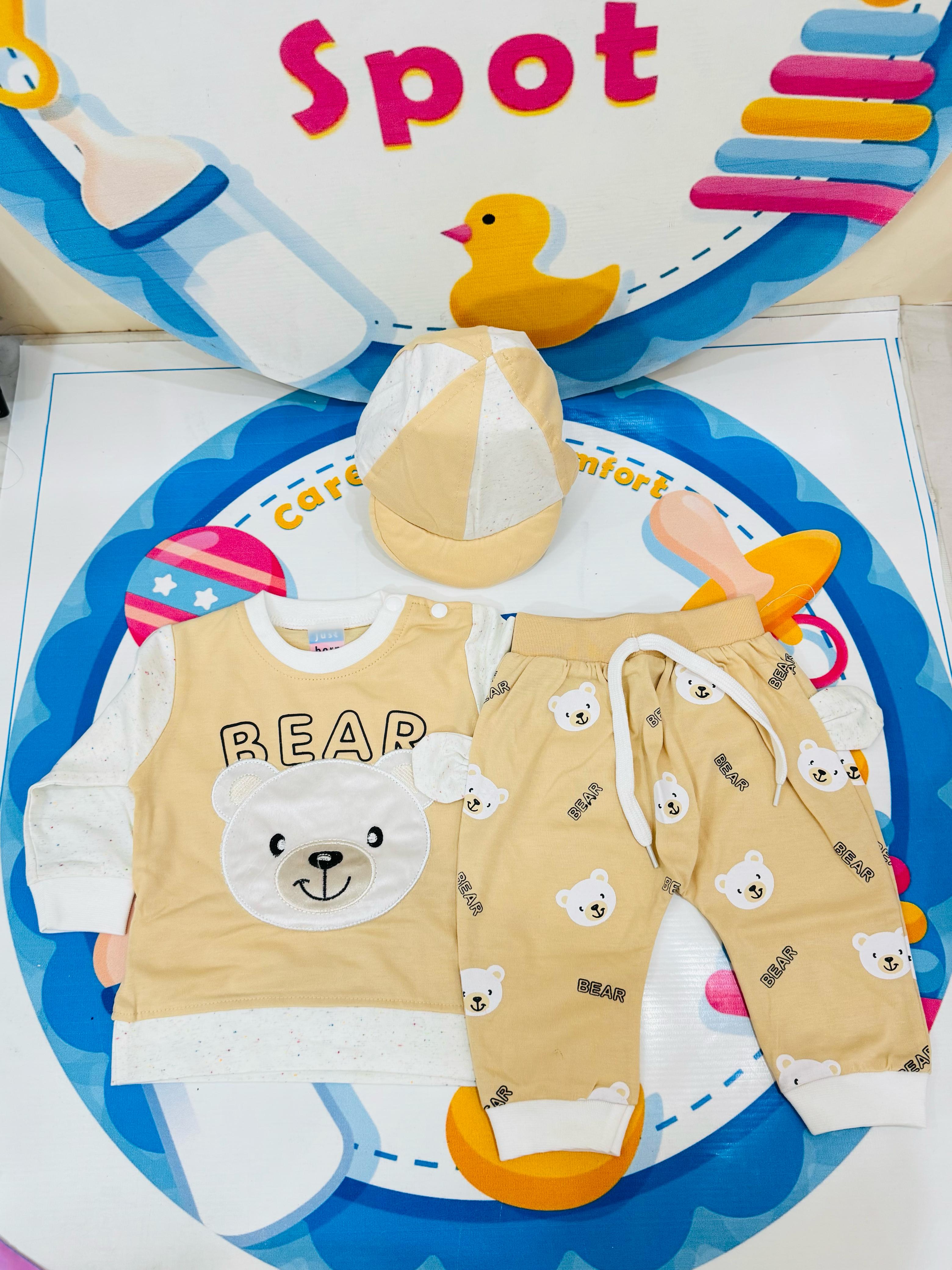 Premium Baby Pajama Shirt with Cap Collection
