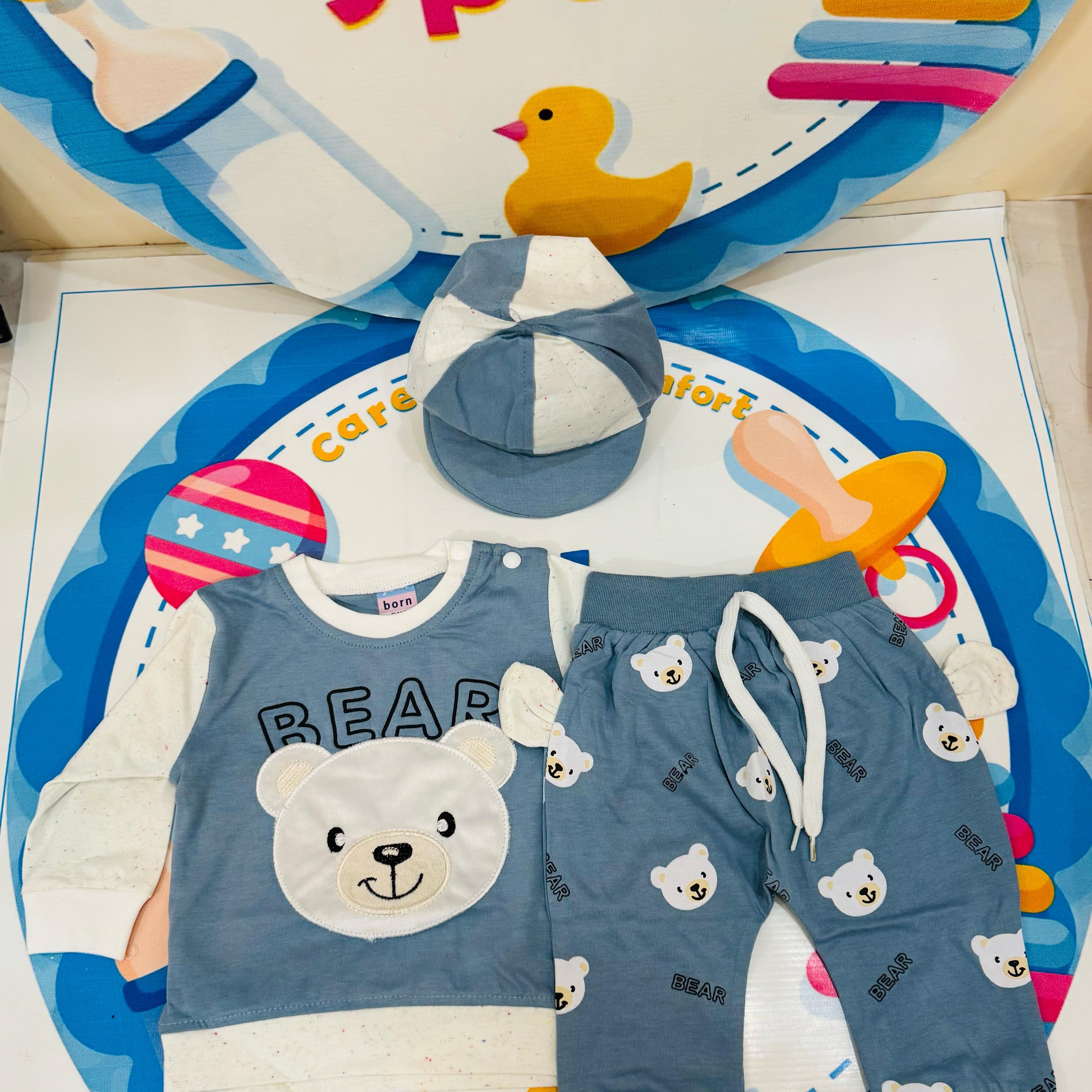 Premium Baby Pajama Shirt with Cap Collection