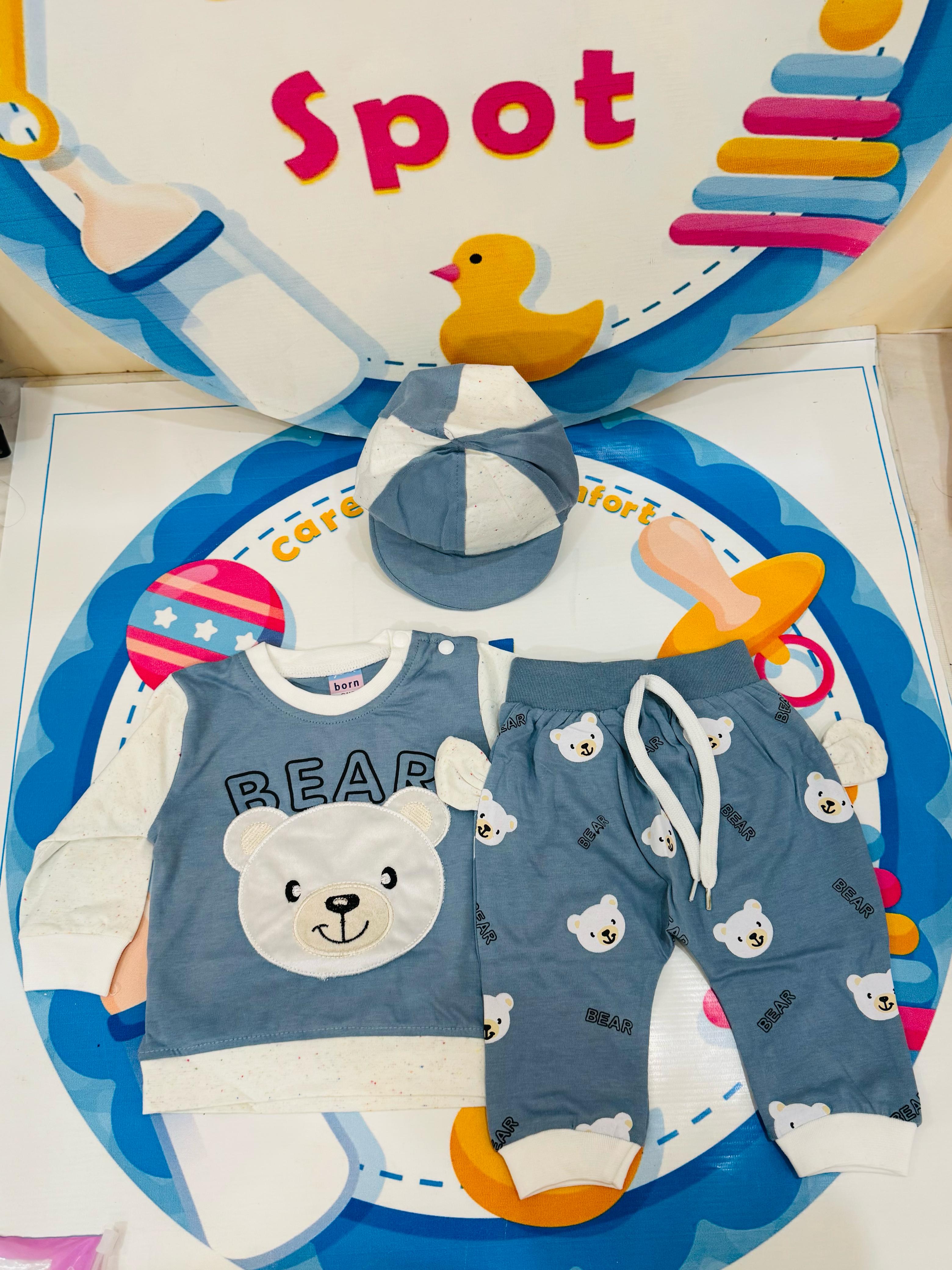 Premium Baby Pajama Shirt with Cap Collection