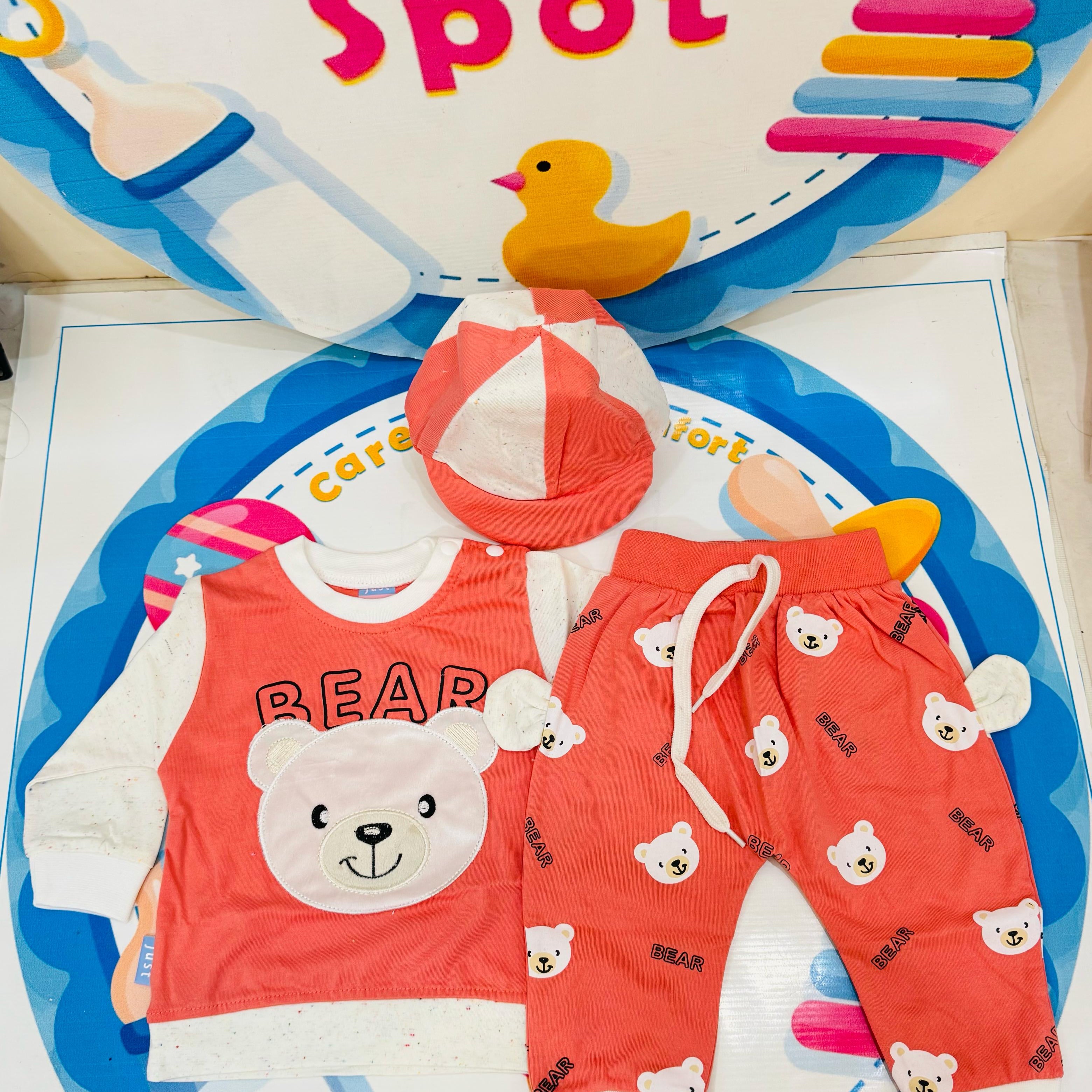 Premium Baby Pajama Shirt with Cap Collection