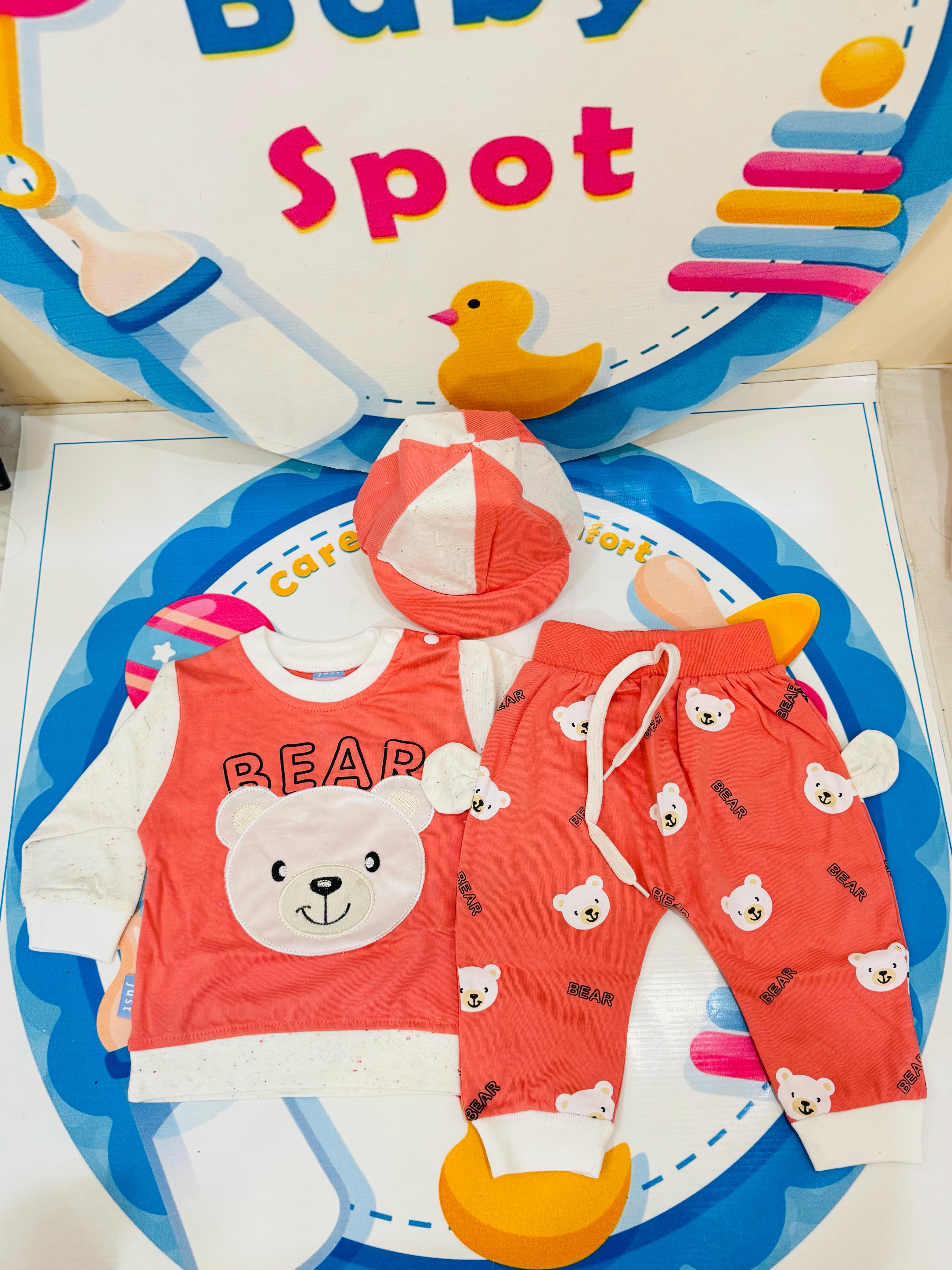 Premium Baby Pajama Shirt with Cap Collection