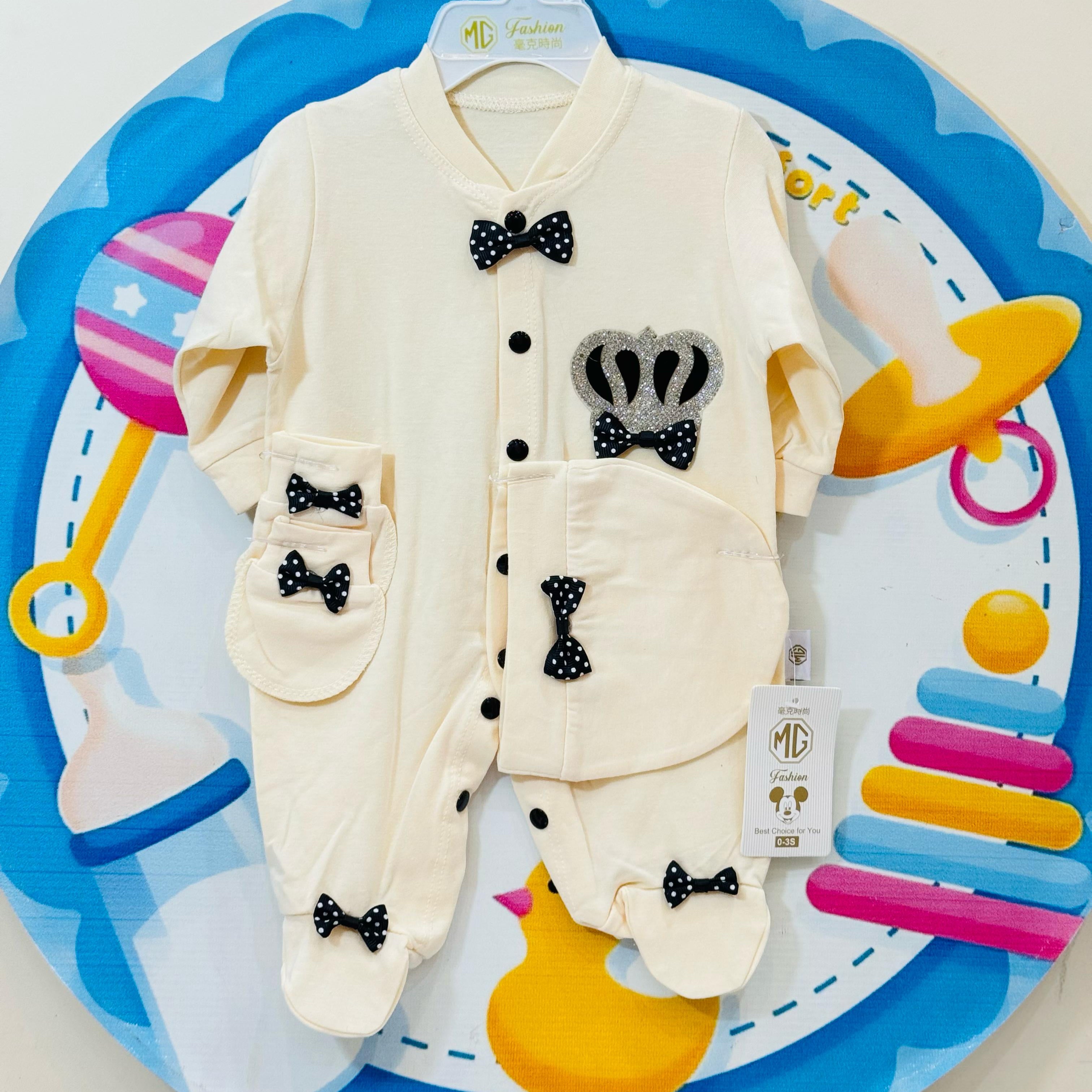 Fancy crown Romper set