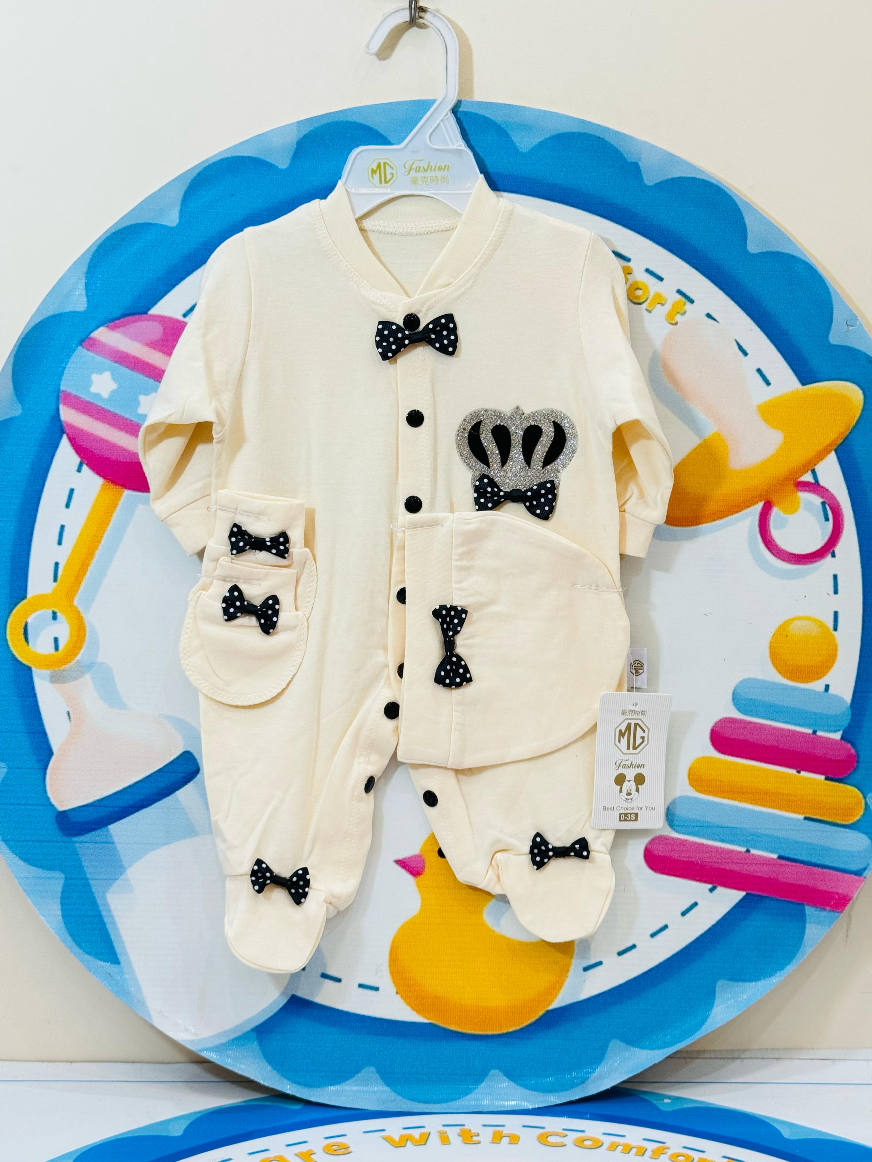Fancy crown Romper set