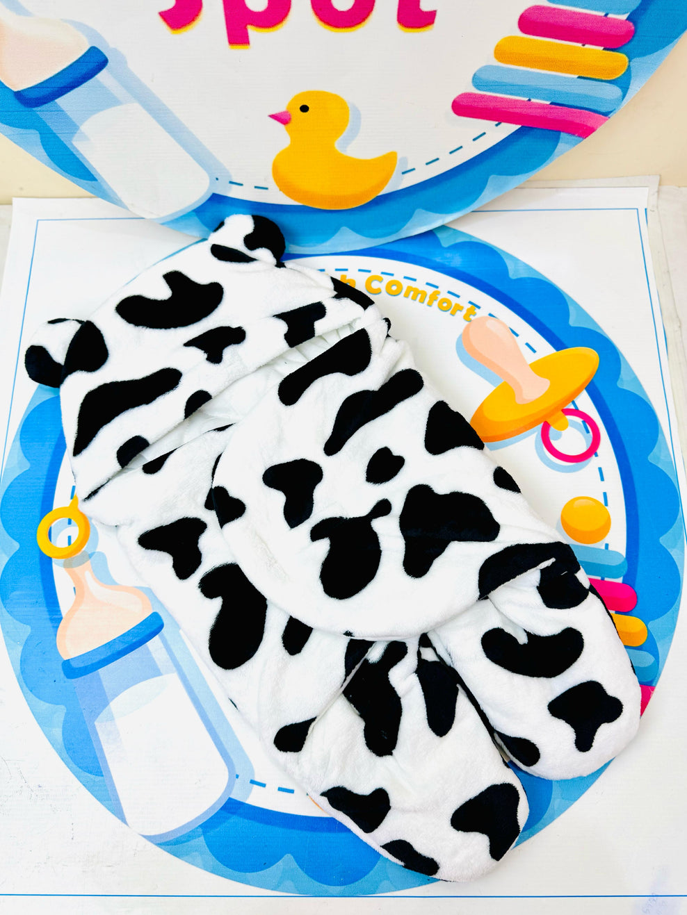 🍼 Imported Baby Winter Wrapping Swaddle Collection 🍼

Keep your little one warm, cozy, and stylish this winter with our premium imported baby swaddles — designed with love for your newborn's comfort and care.

⭐ Product Features:

✅ Imported Premium Quality: Ultra-soft fleece material perfect for delicate baby skin

✅ Winter Essential: Provides full warmth and comfort in colder months

✅ Cute Ear Hoodie Design: Comes with an adorable hood featuring bear-style ears

✅ Comfort Fit: Easy-to-wrap design with 