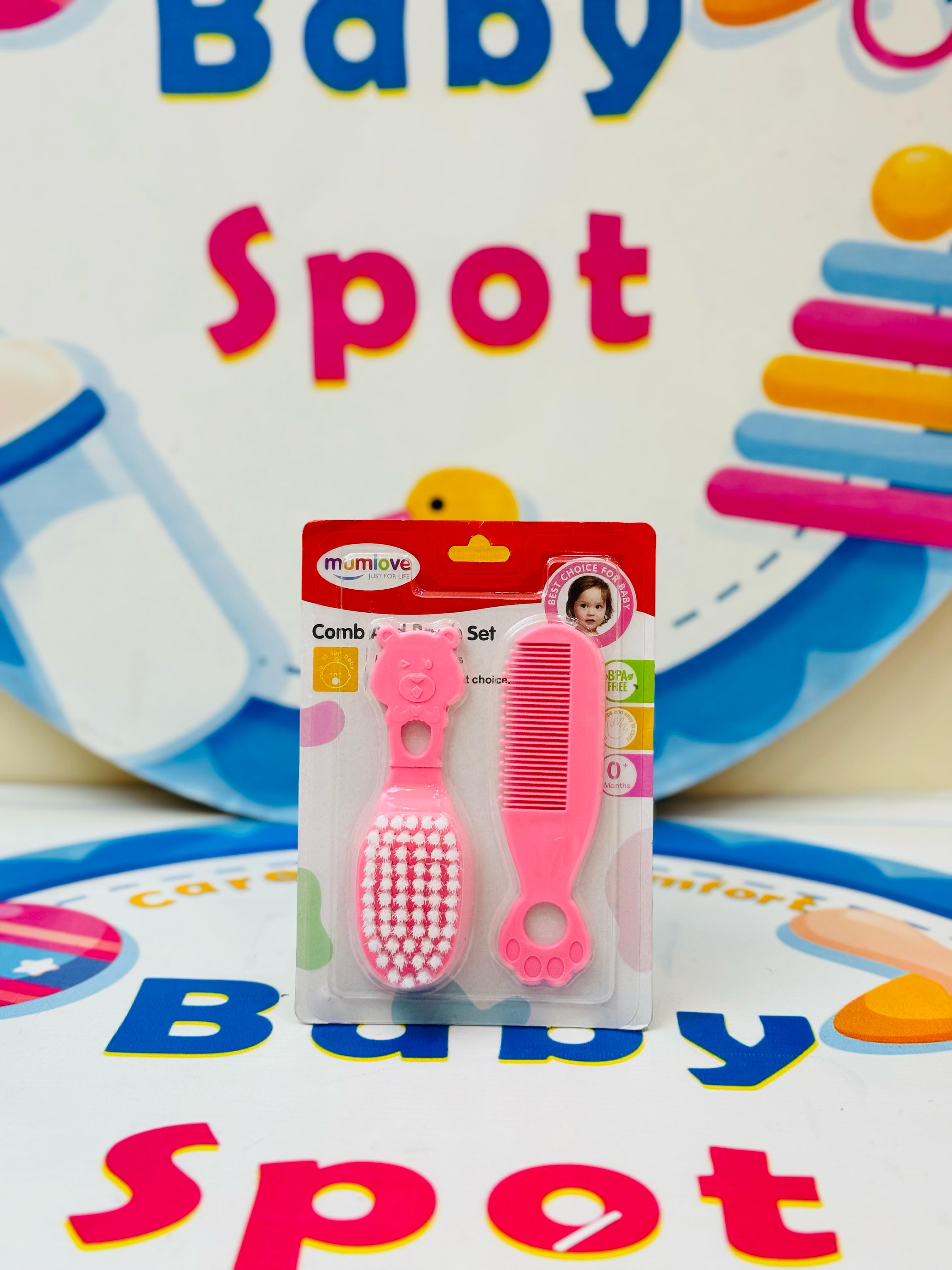 Premium Baby Comb & Brush Set