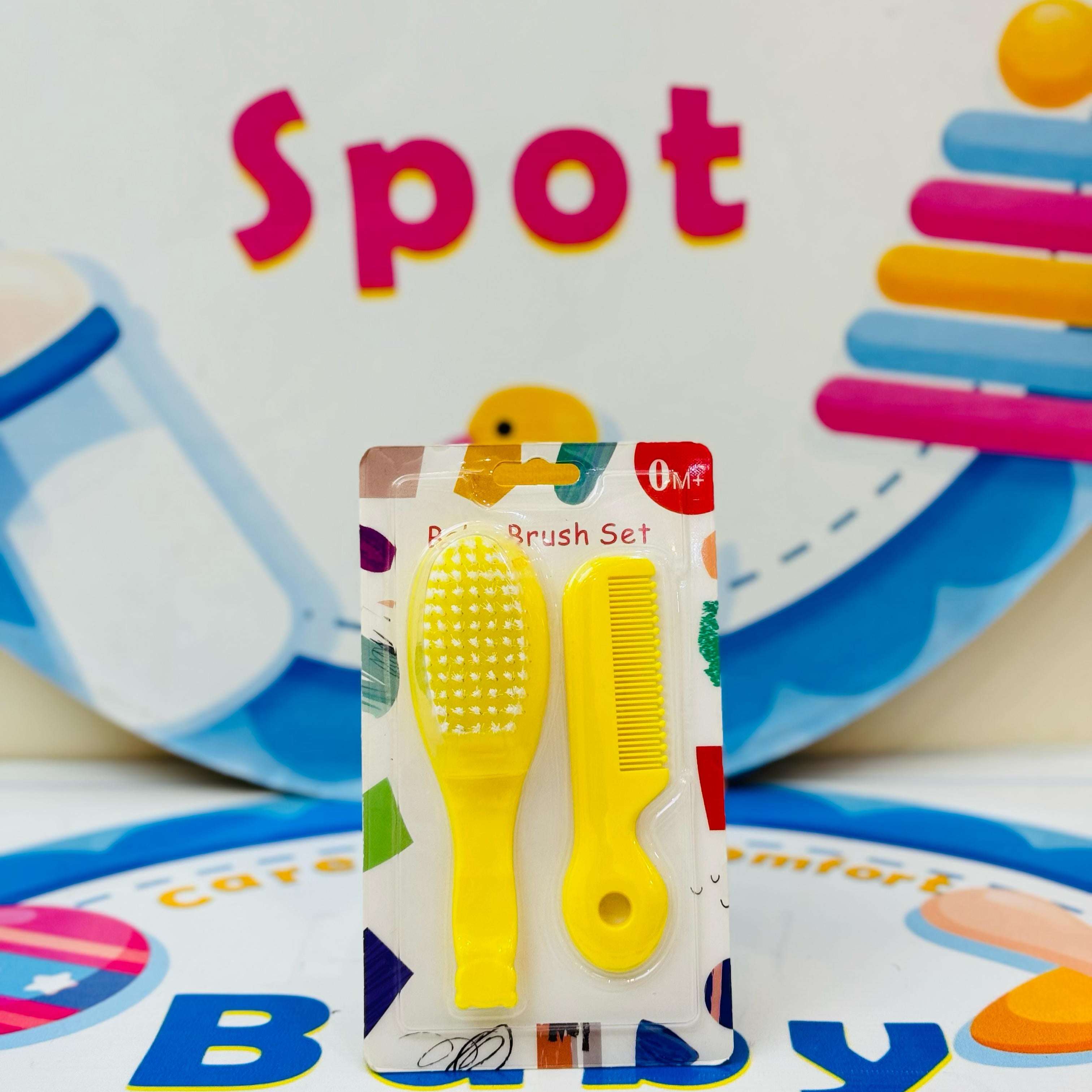 Premium Baby Comb & Brush Set