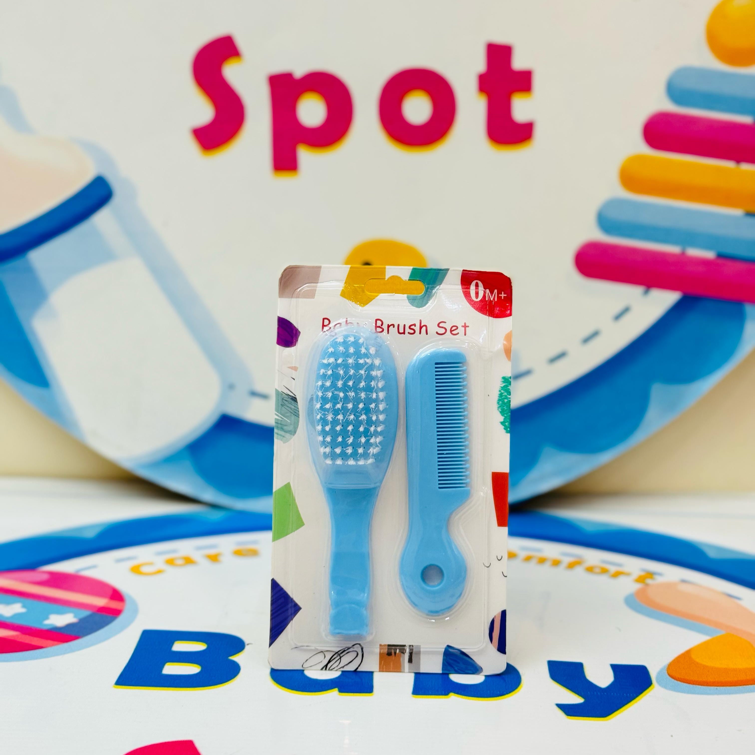 Premium Baby Comb & Brush Set