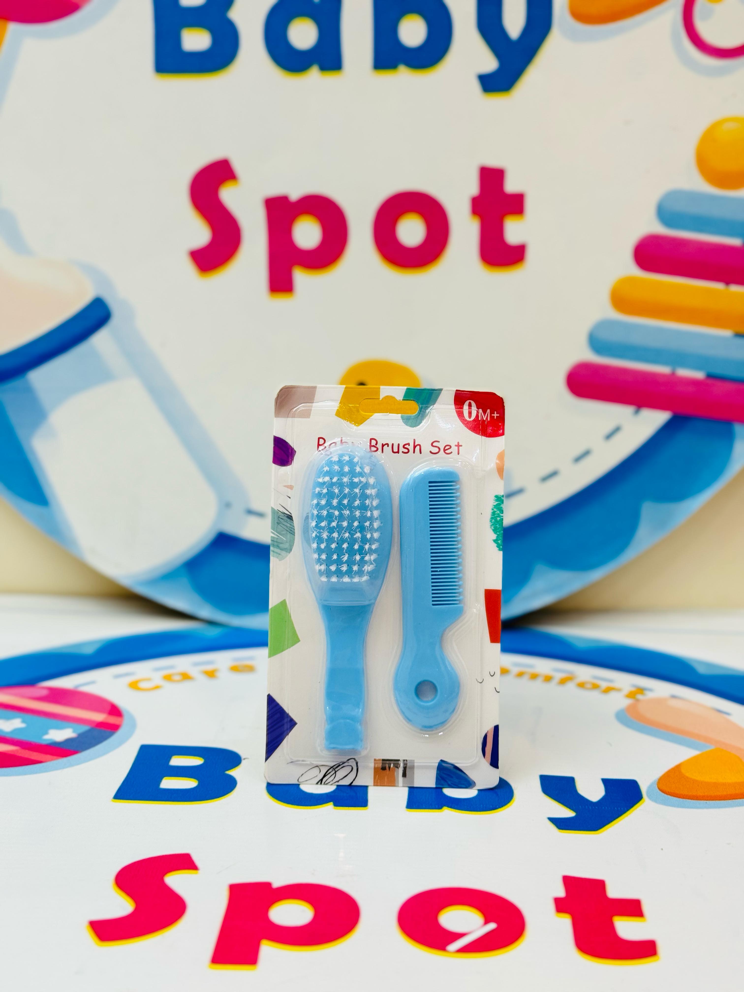 Premium Baby Comb & Brush Set