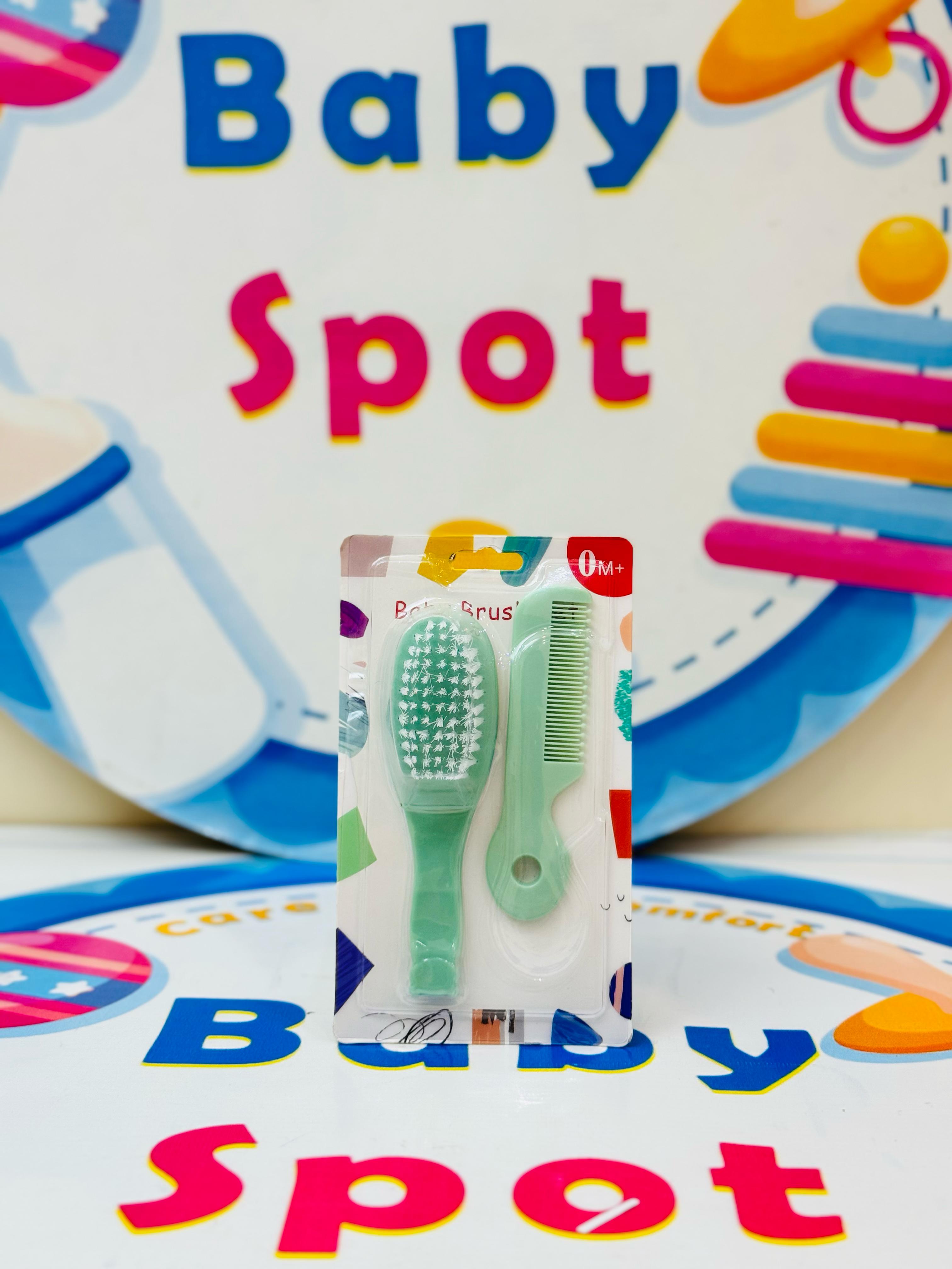 Premium Baby Comb & Brush Set