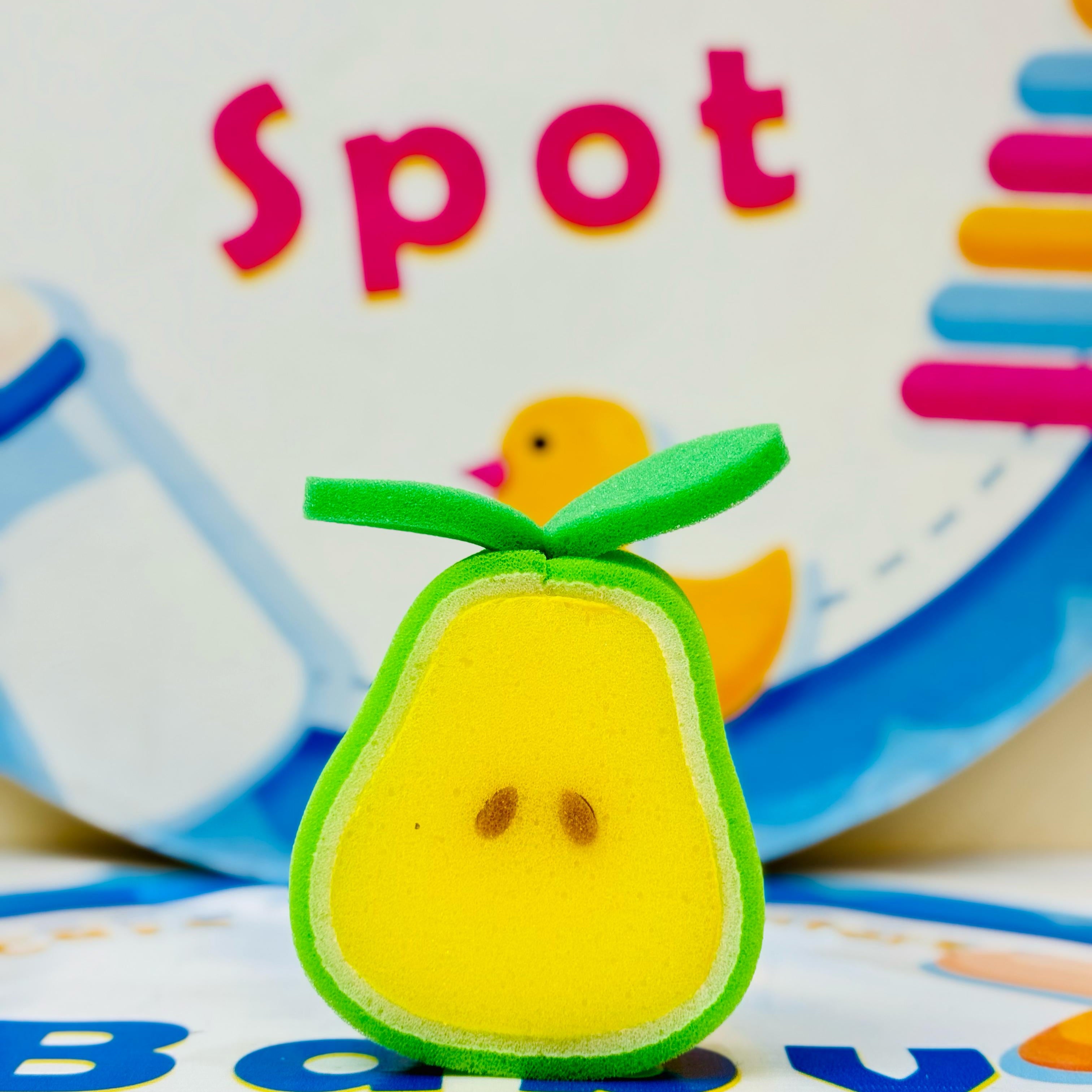 Baby Fruit-Shaped Bathing Sponges