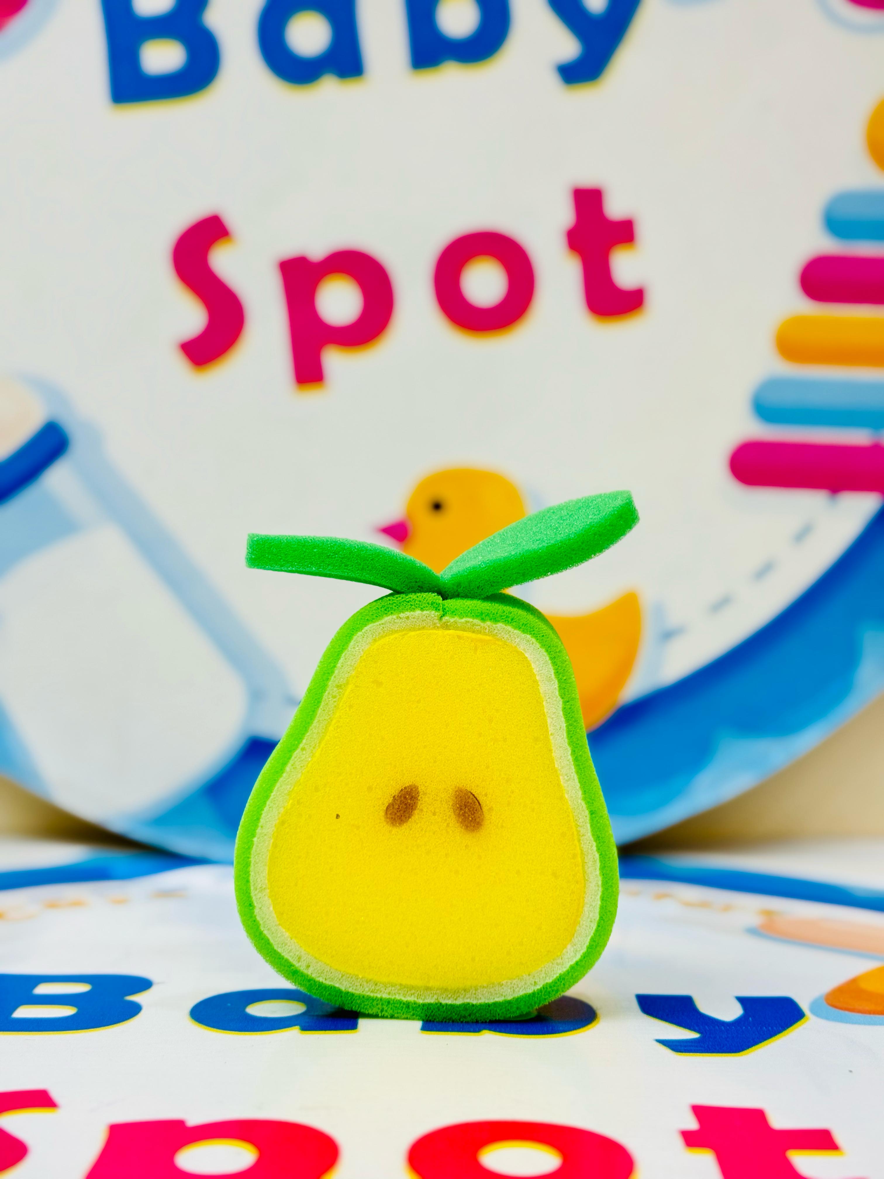Baby Fruit-Shaped Bathing Sponges