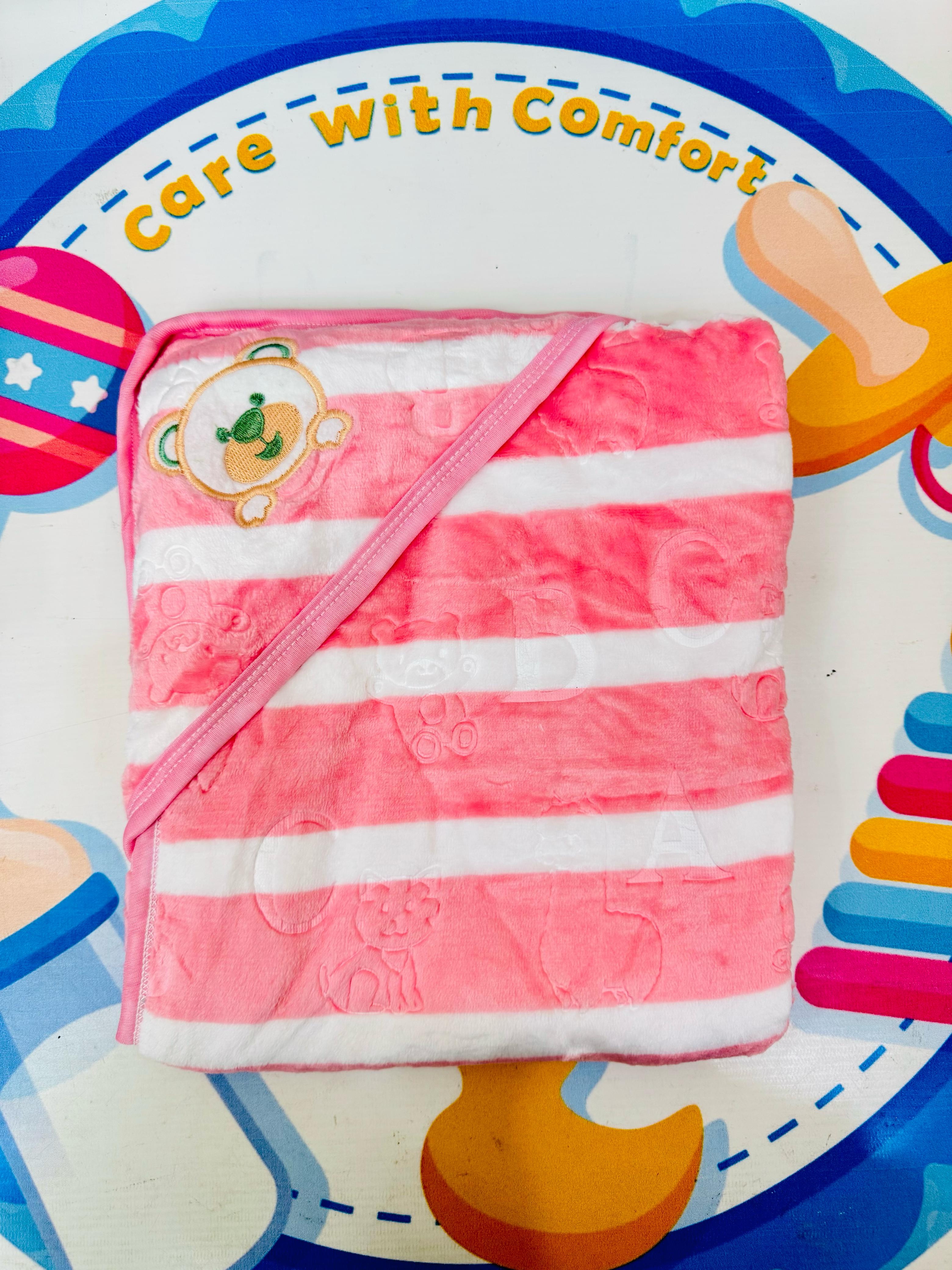 Baby Hooded Fleece Wrapping Sheets