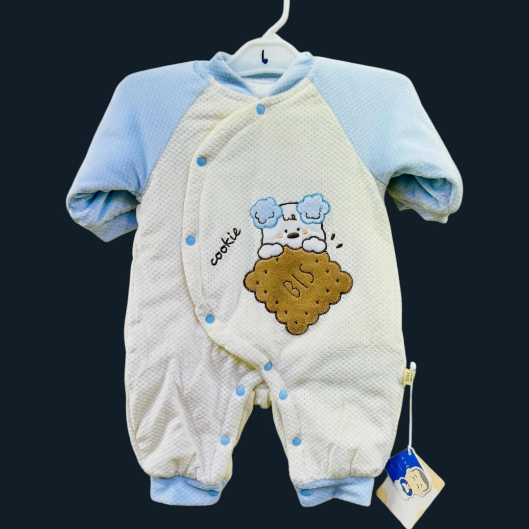 Baby Quilted Foaming Winter Rompers – Cozy Stylish – BabySpot