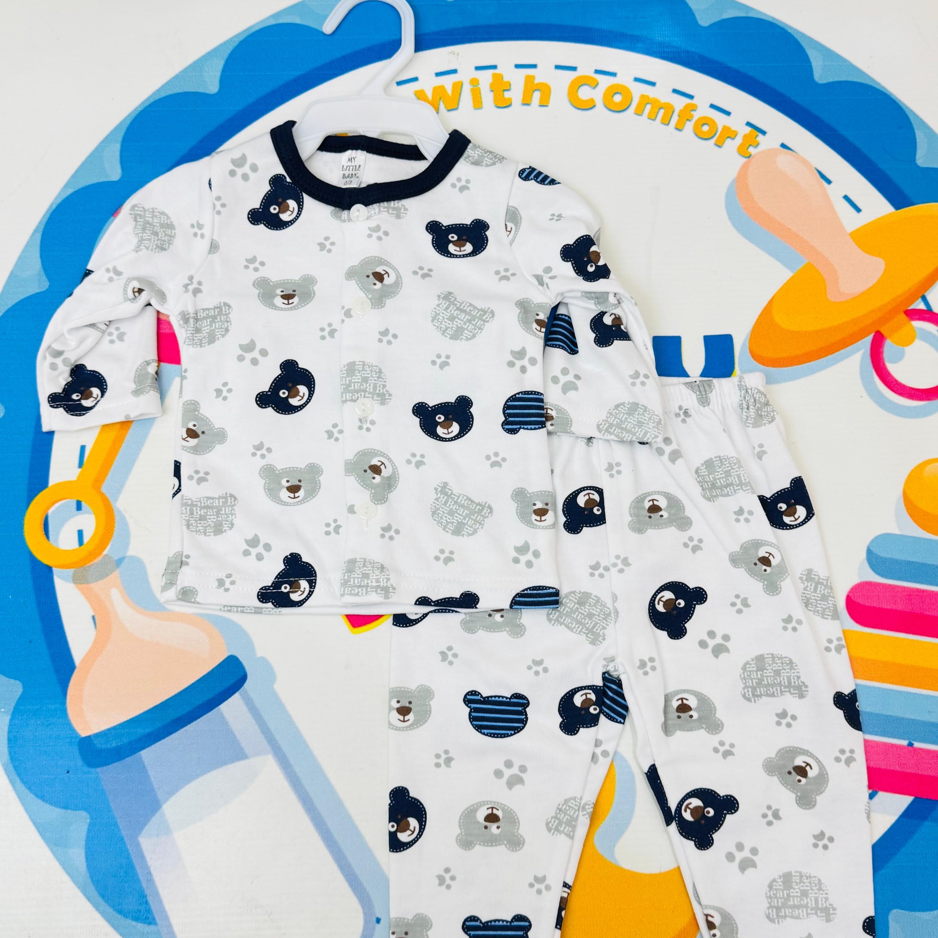  

Juniors® Baby Premium Cotton Pajama Suits – Soft, Safe & Stylish Sleepwear for Your Little One

Give your baby the comfort of trusted Thai quality with the Juniors® premium pajama suits collection – now available in Pakistan! Made from 100% soft cotton, these adorable pajama suits are ideal for newborns and infants, providing cozy nights and breathable comfort during the day.

🍼 Product Highlights:

✅ Original Juniors® Brand – Made in Thailand

✅ 100% Cotton Fabric – Breathable, ultra-soft & skin-friend