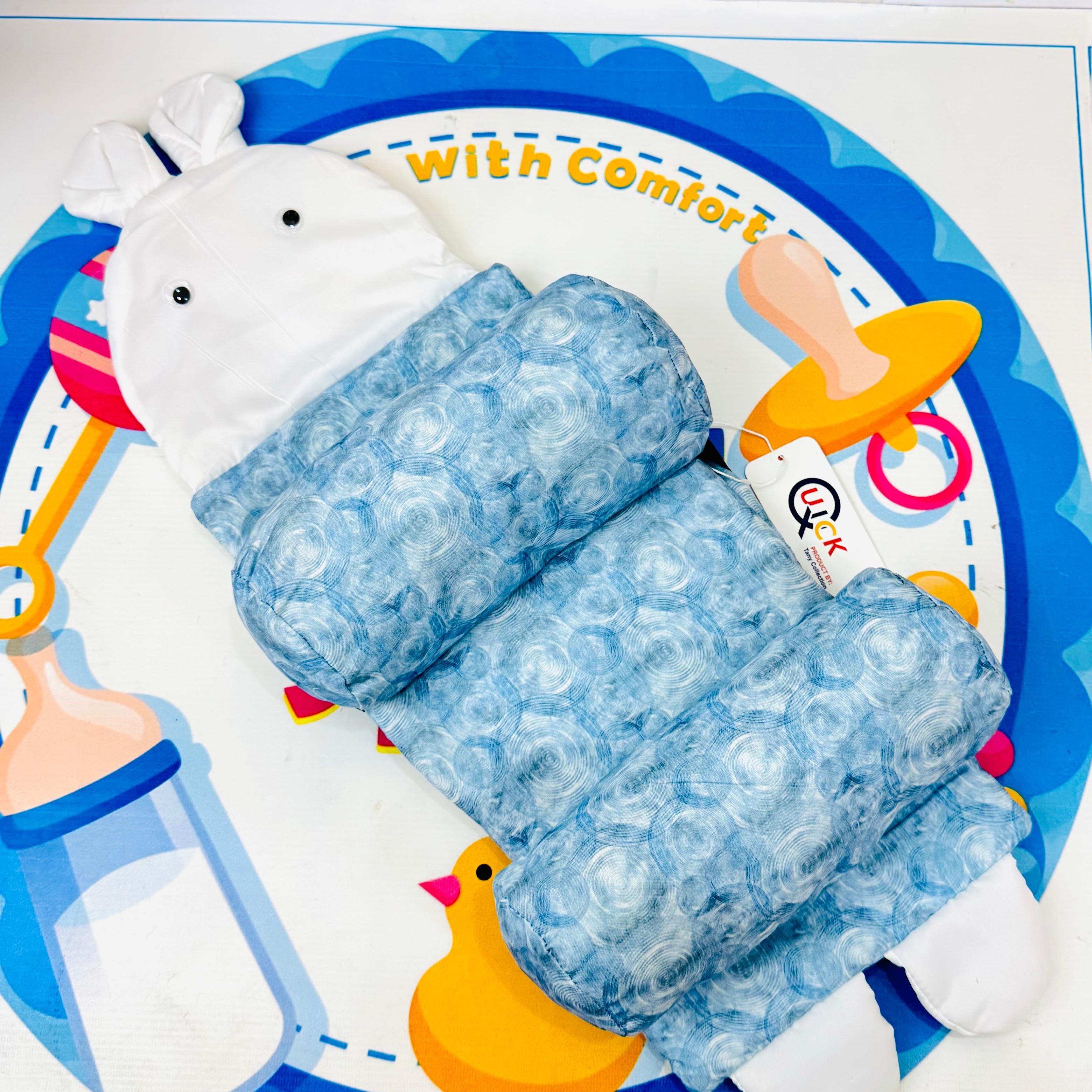 Keywords (NLP Enriched): newborn head shaping pillow, baby head guard, anti-head tilt pillow, breathable baby pillow, natural millet filling pillow, infant sleep essentials, baby comfort 

